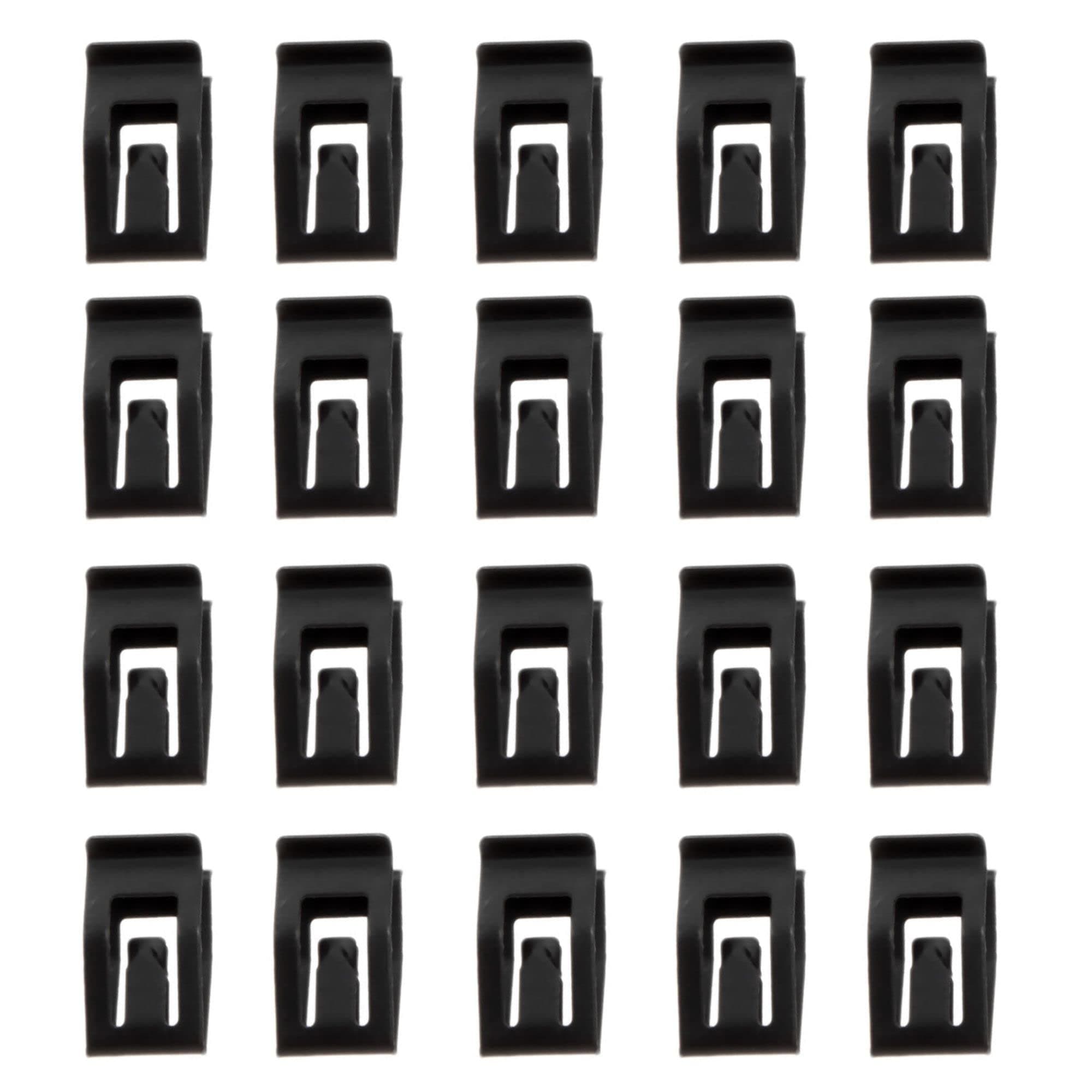 Mtsooning 20PCS Dashboard Trim Clips,Auto Car Metal Front Console Dash Board Retainer Trim, Metal Dash Panel Retainer Clips Replacement for All Automotive