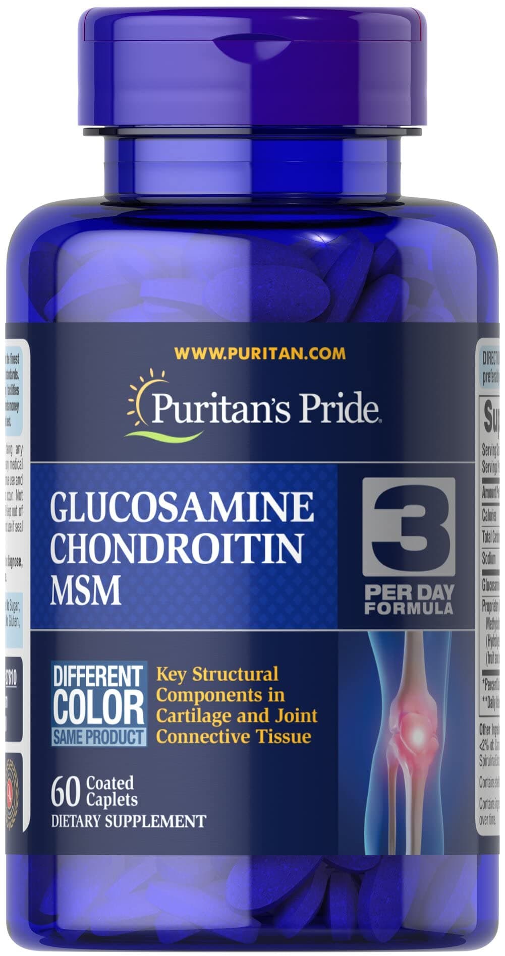 Glucosamine Chondroitin MSM- 60 Caplets