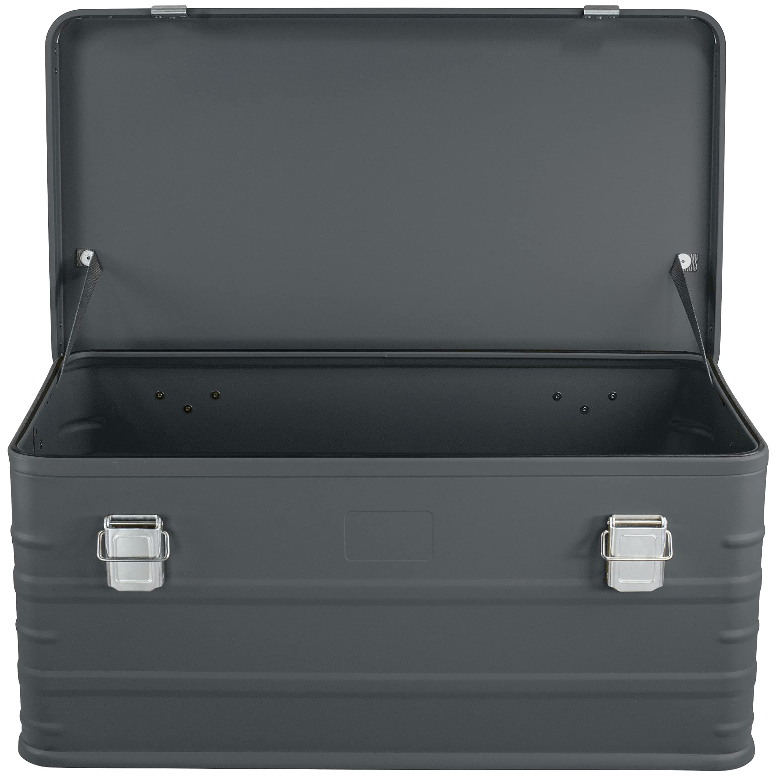 Eylar Crossover Aluminum Overland Storage, Trunk, Metal Cargo Case, Storage Box (95L Large, Gray)