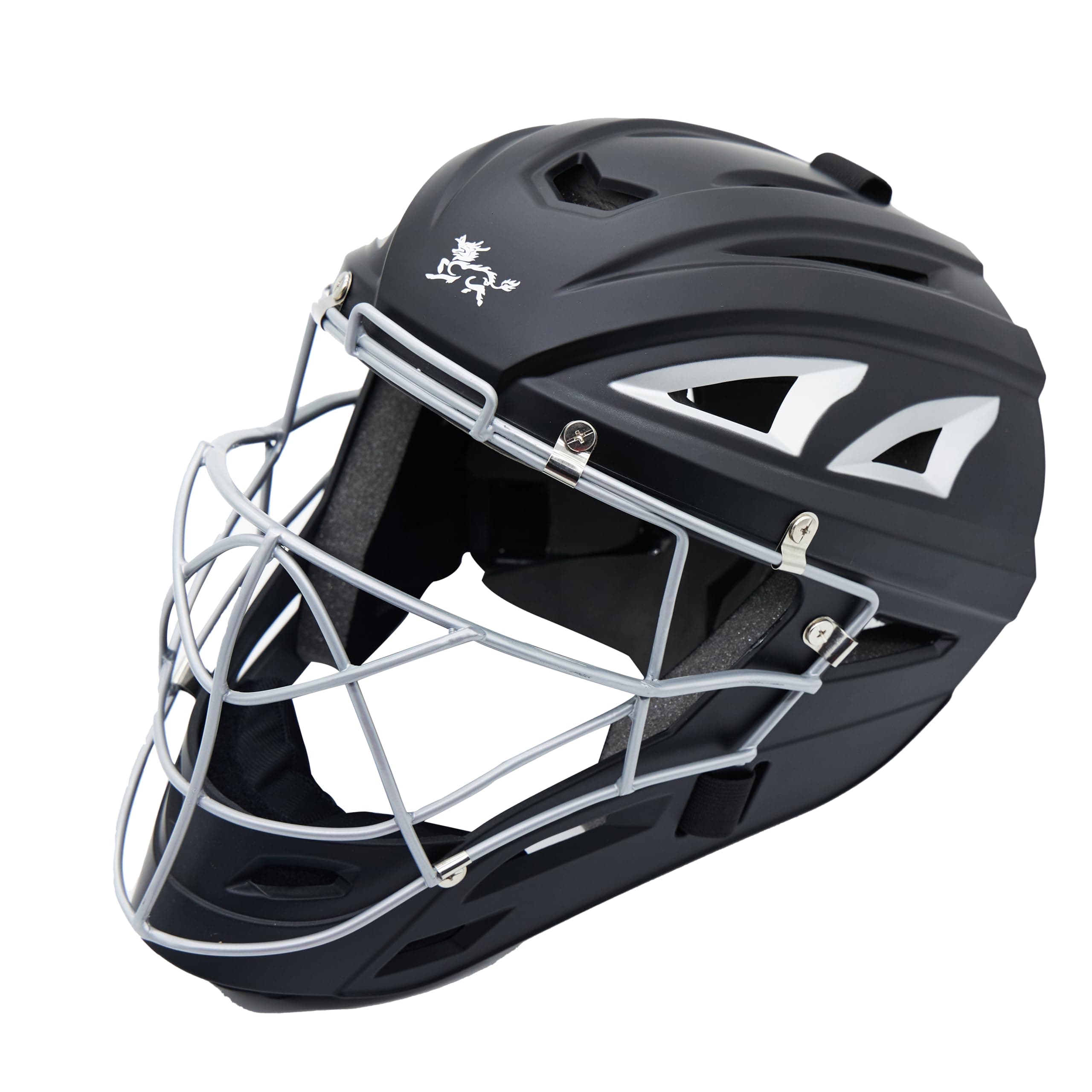 Baseball Catchers Helmet Matte (Black,GR)
