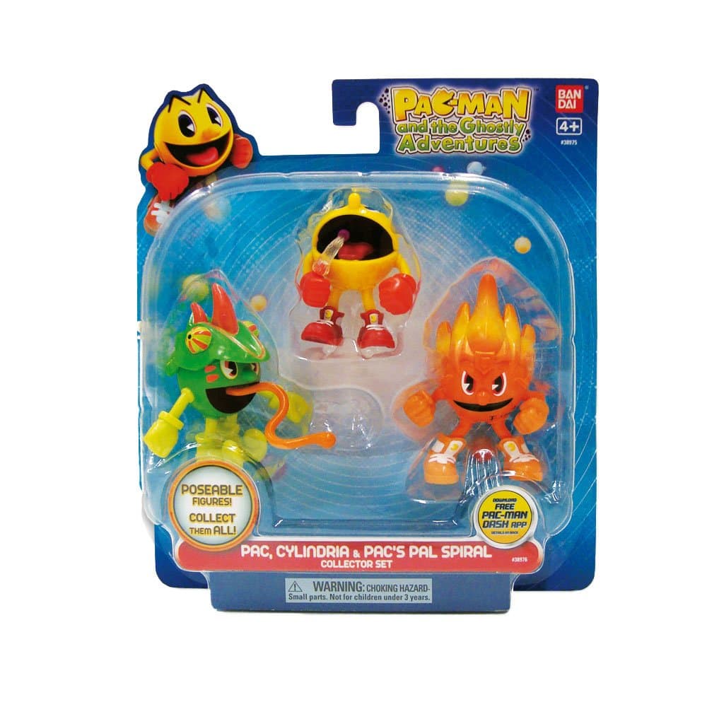 Pac Man 38978 Pac and Friends Action Figures 3 Pack