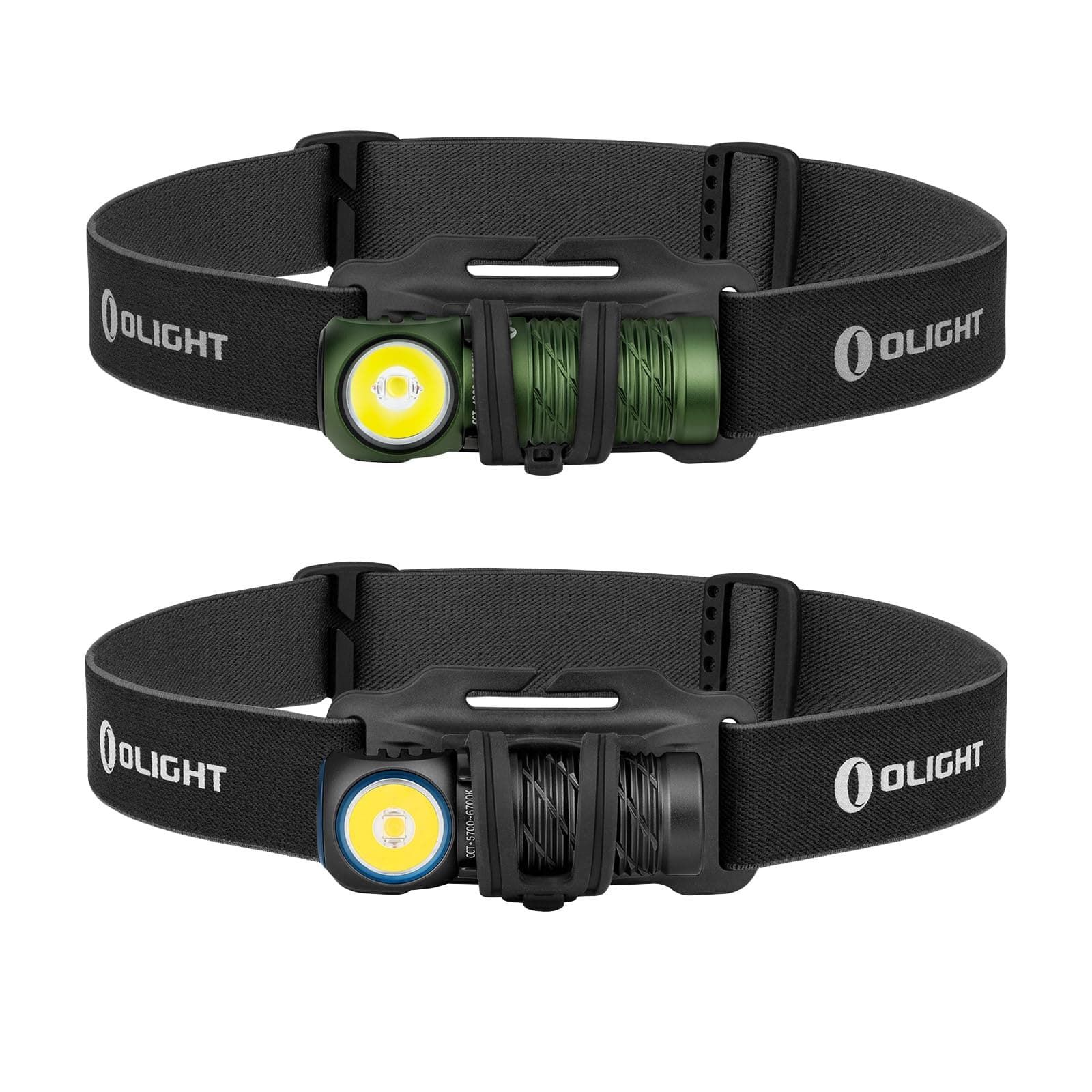 OLIGHT Perun 2 Mini Headlamp 1100 Lumens LED Head Flashlight (BK CW+ODG CW)