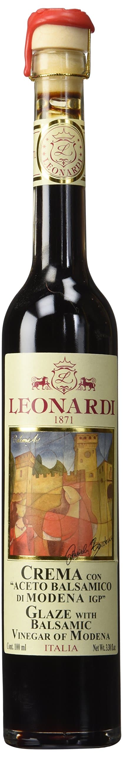 Leonardi Balsamic Vinegar Glaze Crema, 3.38-Ounce