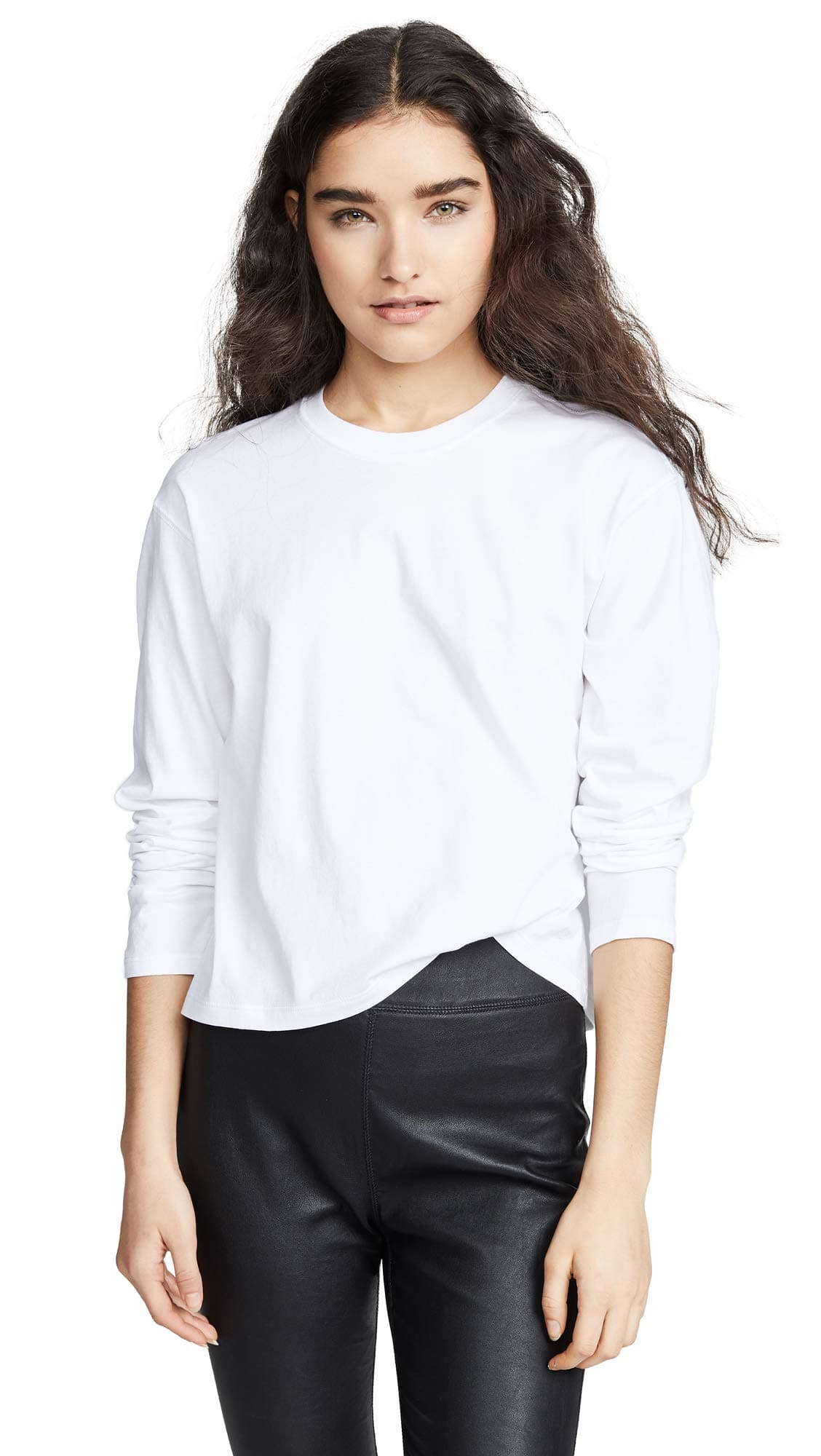 ATM Anthony Thomas Melillo Women's Long Sleeve Boy Tee