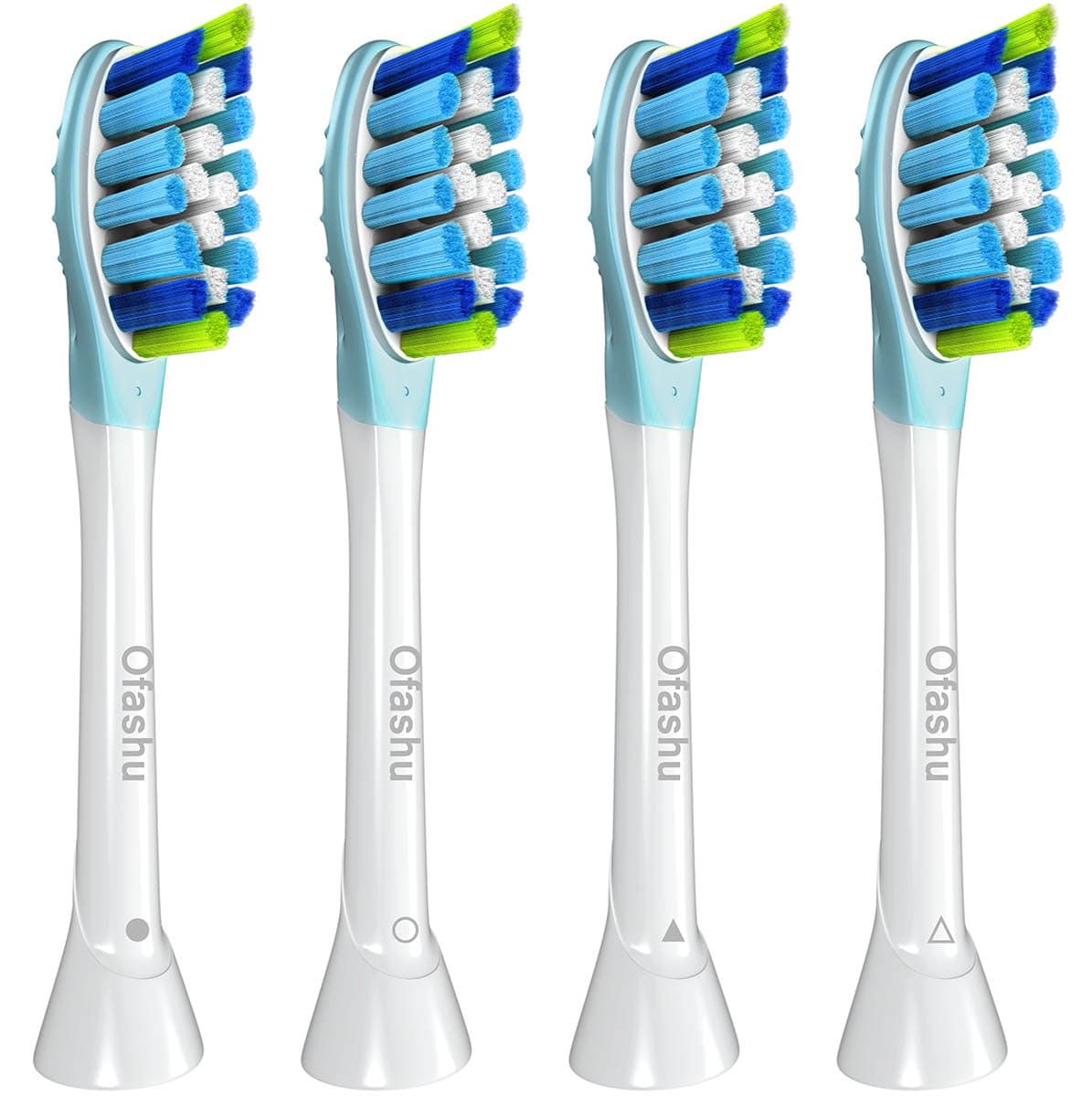 Replacement Toothbrush Heads for Philips Sonicare - Compatible for Philips Sonicare Electric Toothbrush 4 Pack, Ofashu for Adaptive Clean HX9044/26, 2 Series Plaque Control, 3 Series Gum Health