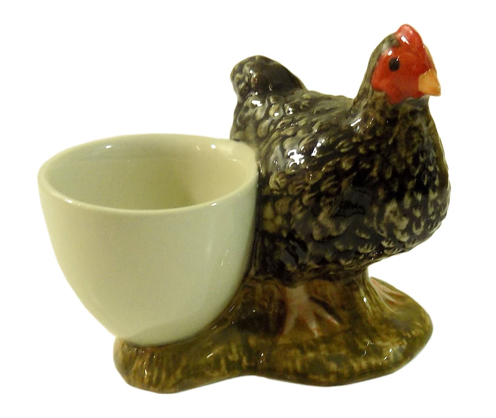 OFFICIAL LICENSED BROWN MARAN CHICKEN EGG CUP STONEWARE POTTERY MADE IN UK
