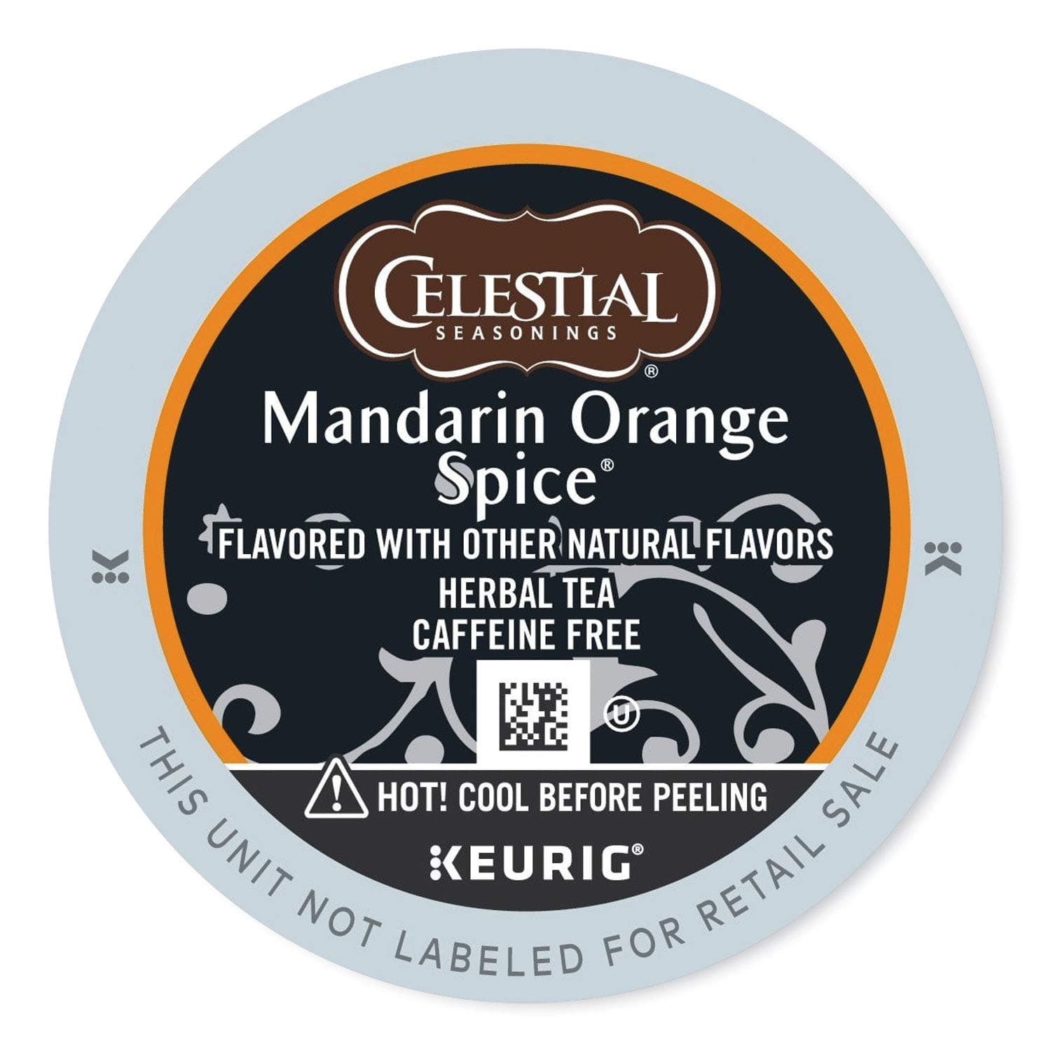 Celestial Seasonings Mandarin Orange Spice Herbal Tea, K-Cup Portion Pack for Keurig K-Cup Brewers, 24-Count