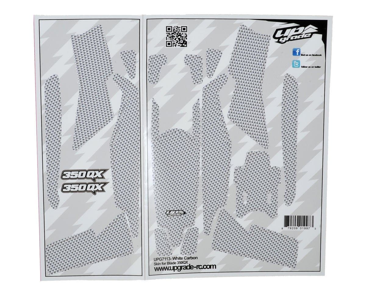 Blade 350 QX Skin Carbon: White