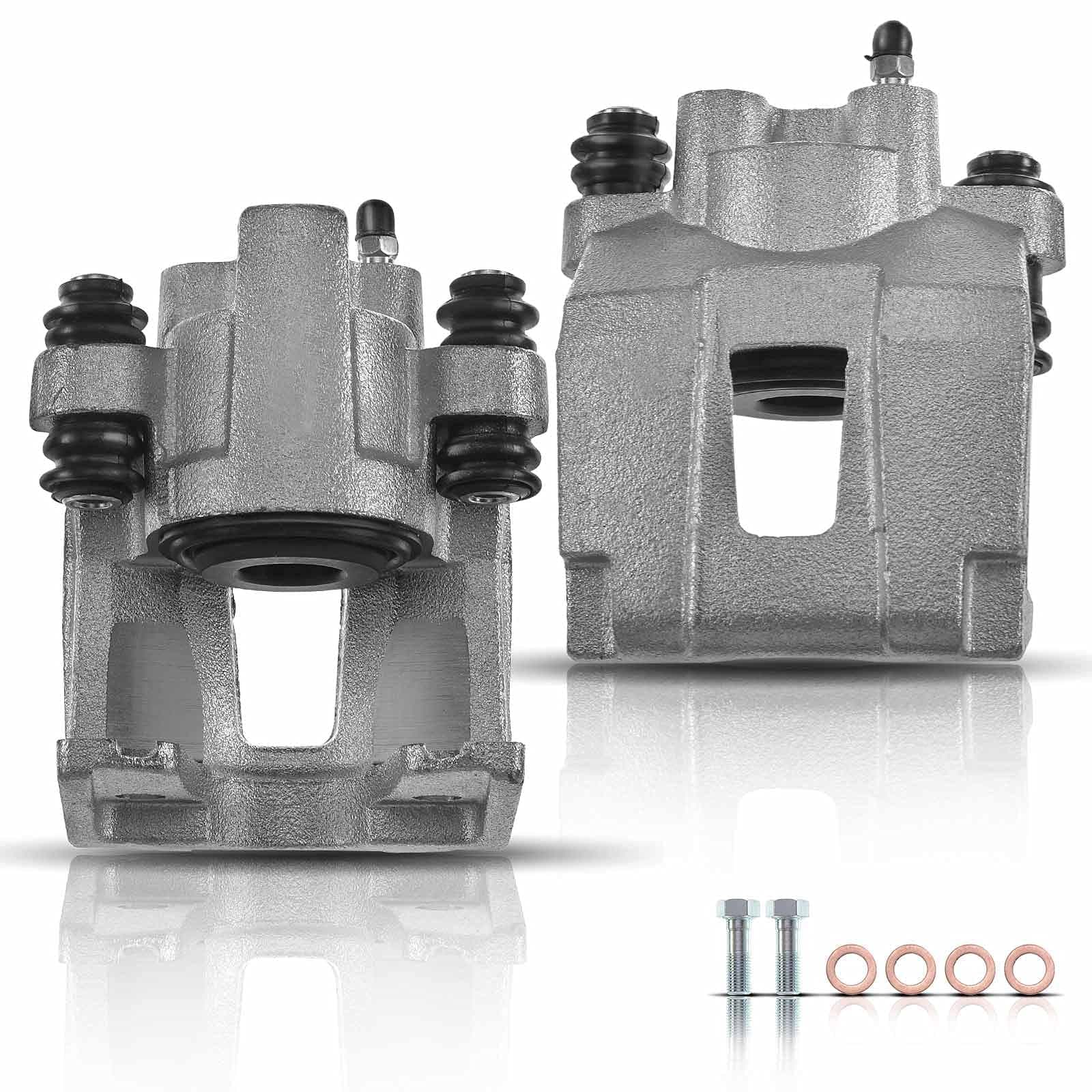 Set of 2 Rear Side Brake Caliper Assembly Replacement for Ford Explorer Jeep Liberty Wrangler Lincoln Aviator Mercury Mountaineer