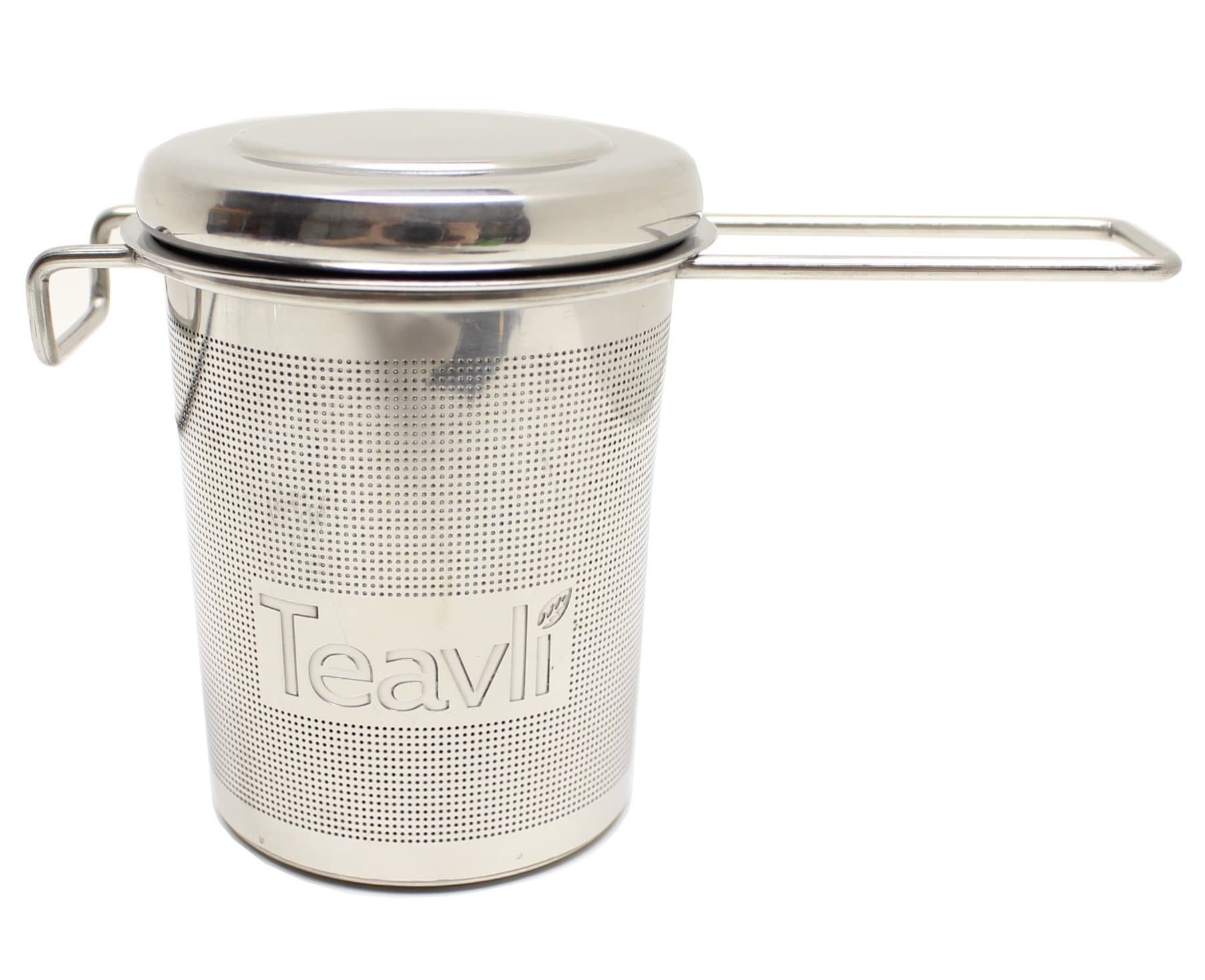 Long Handle In-Mug Tea Infuser | Extra-Fine Stainless Steel Mesh Tea Infuser, Perfect Loose-Leaf Tea Infuser for Brewing Tea Directly in Cup