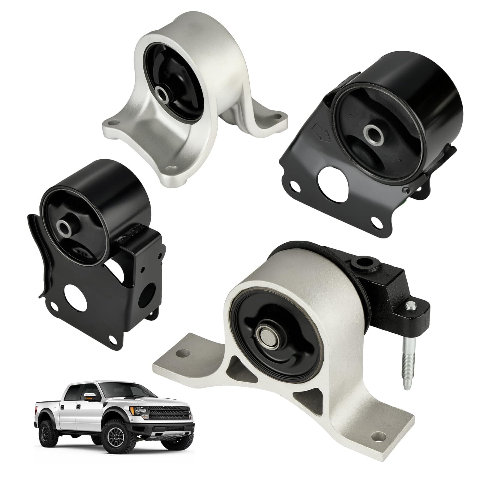 BDFHYK 4PCS Engine Motor and Trans Mounts Compatible with Nissan Altima 2002-2006 2.5L l4 Replace A7340 9167 EM9167 1041782 A7341 9190 EM9209 1041997 A7342 9209 EM9190 1041734 A7343 9219 EM5817