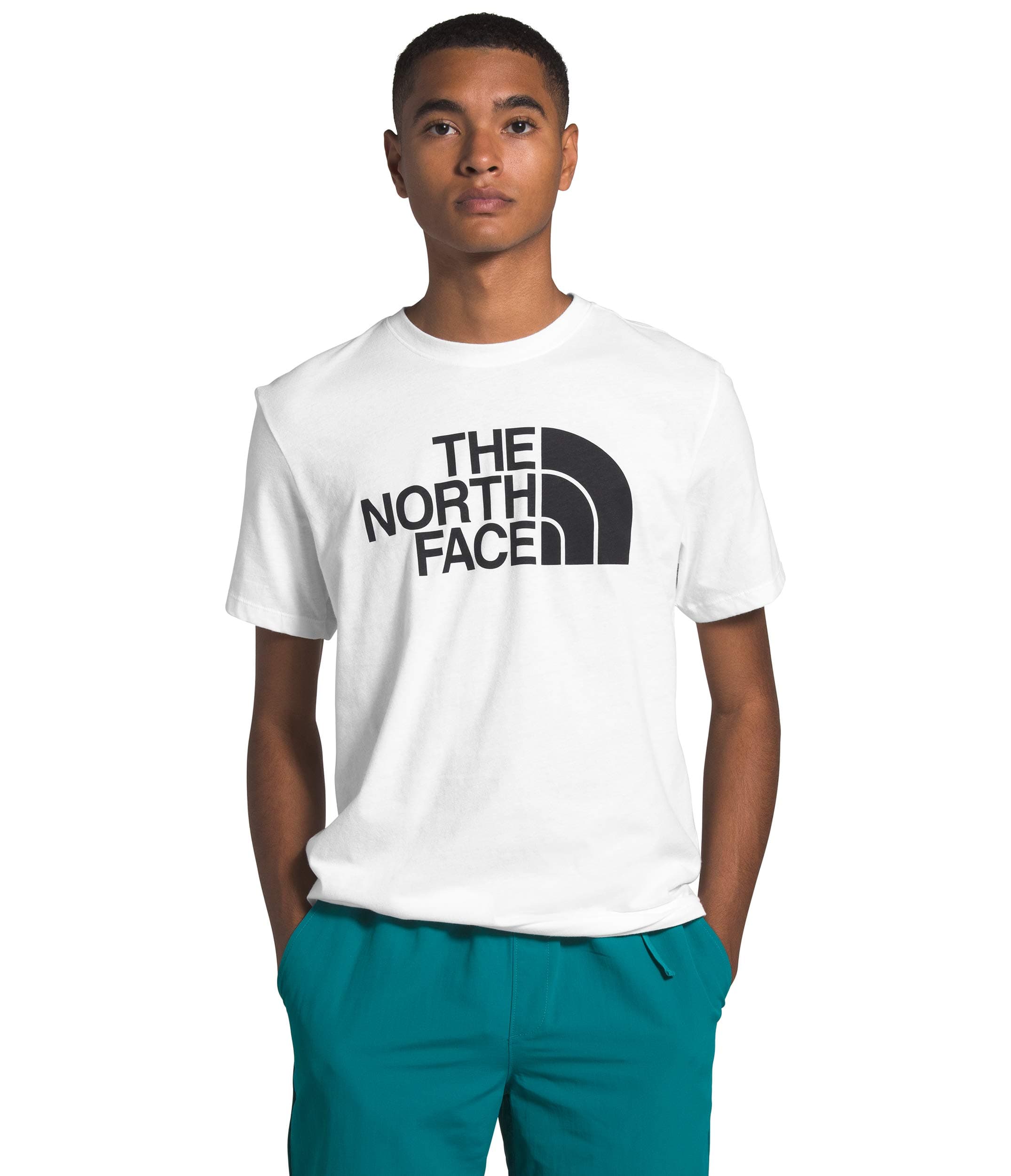 Mens S/S Half Dome Tee - Aviator Navy/TNF White