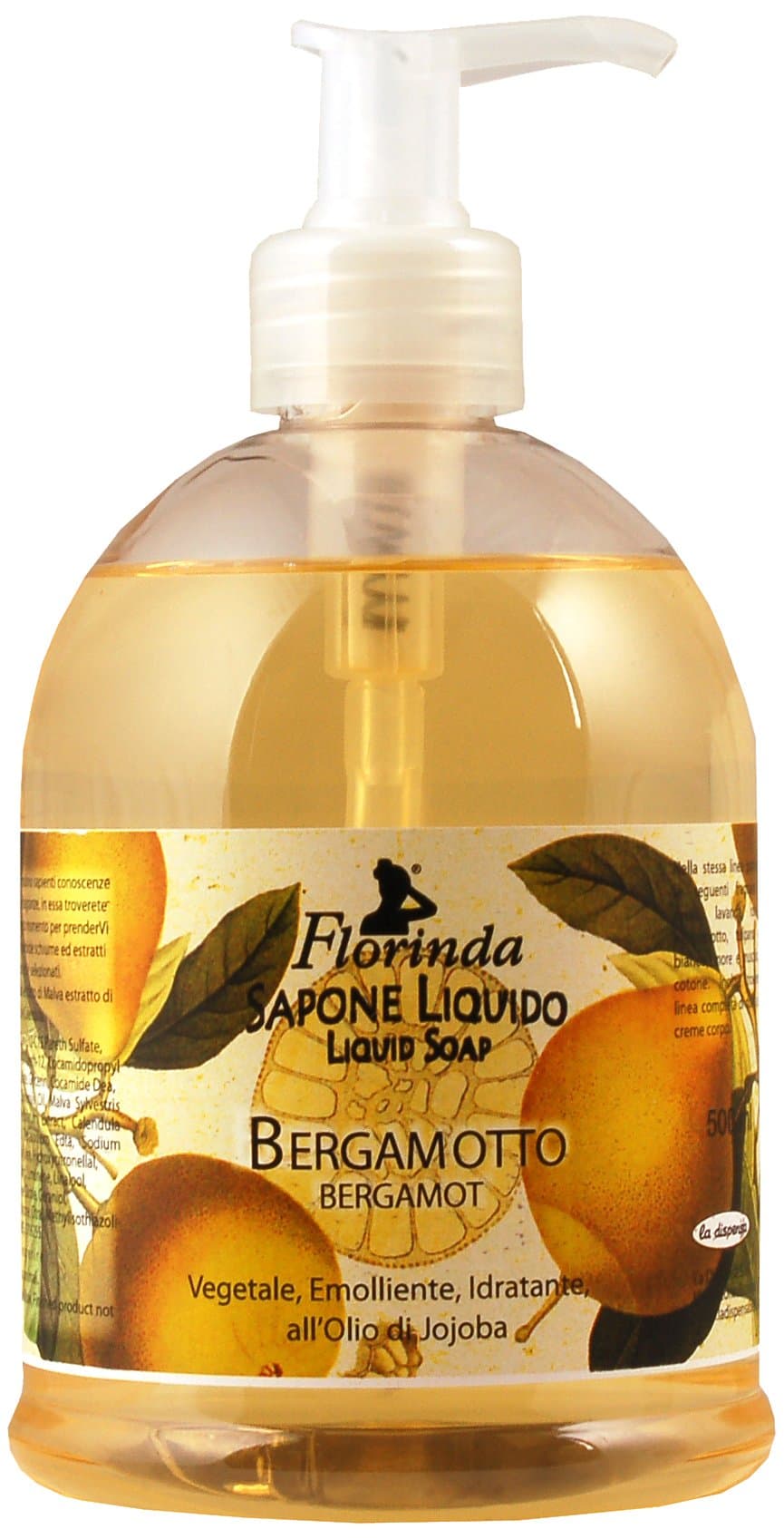 Florinda Liquid Soap, Bergamoet 500 ml