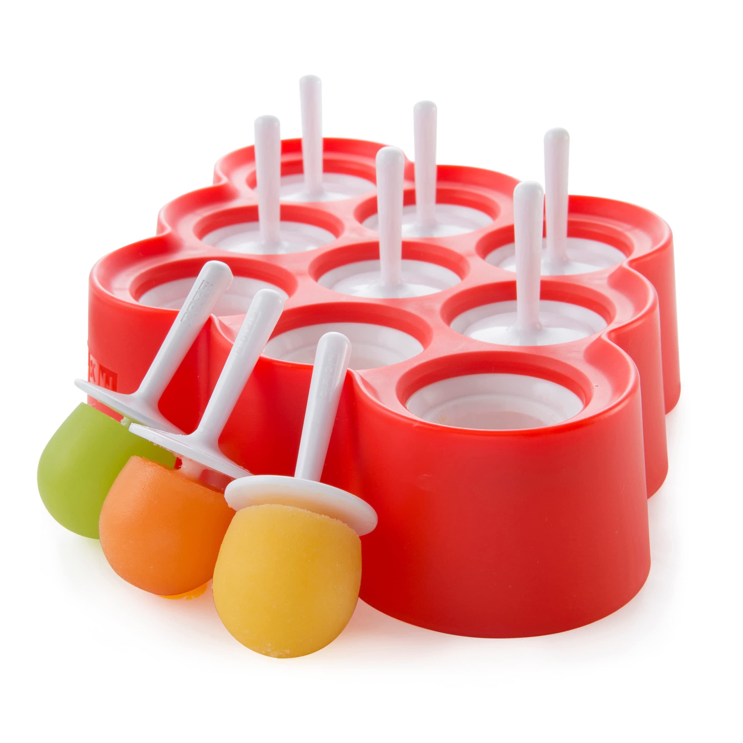 Mini Ice Pop Moulds - Red