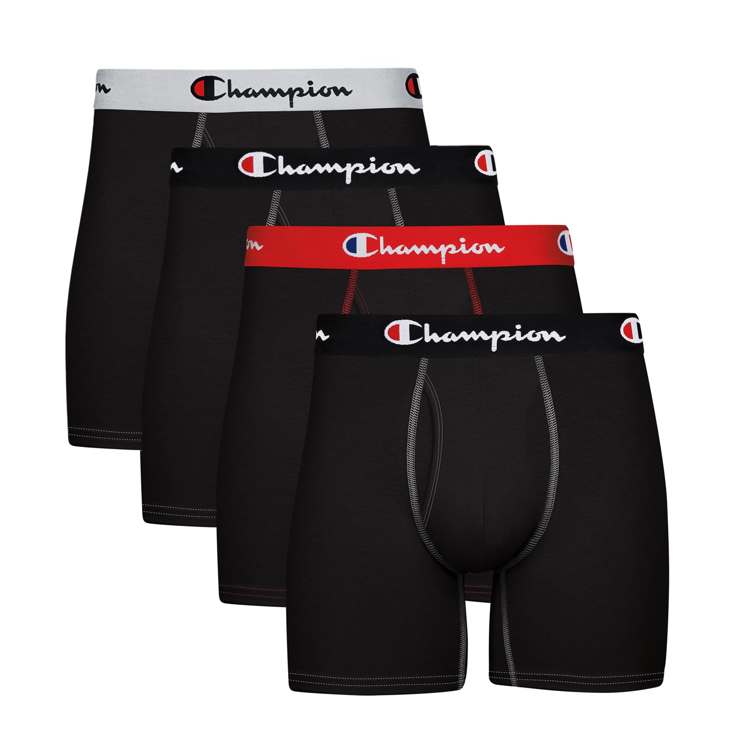 Champion Men's Everyday Cotton Stretch- 4 Pack