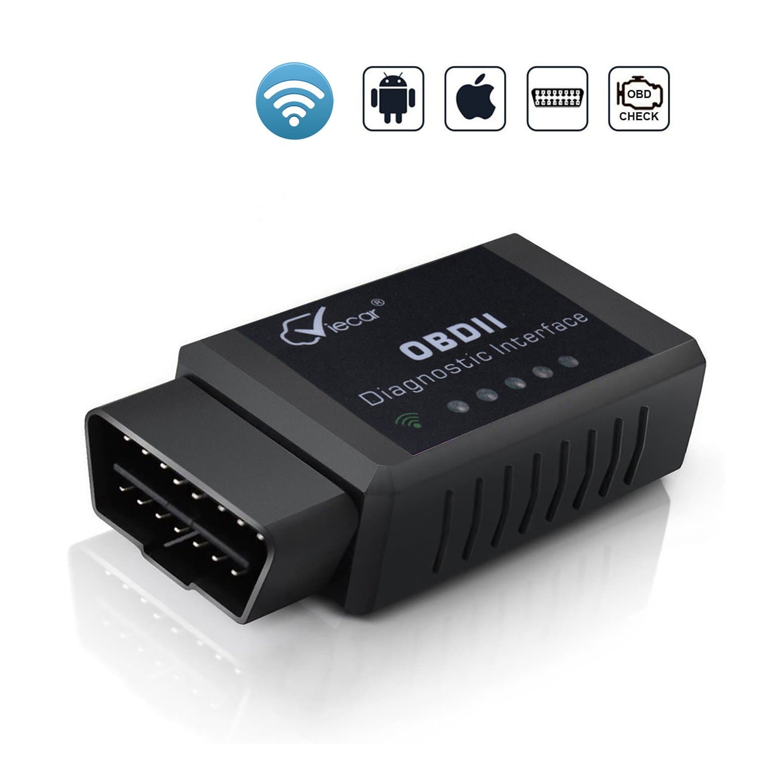 COOLANS V1.5 Wifi OBD2 Adaptor Scanner for Android Code Reader Diagnostic Tool for iOS and Android