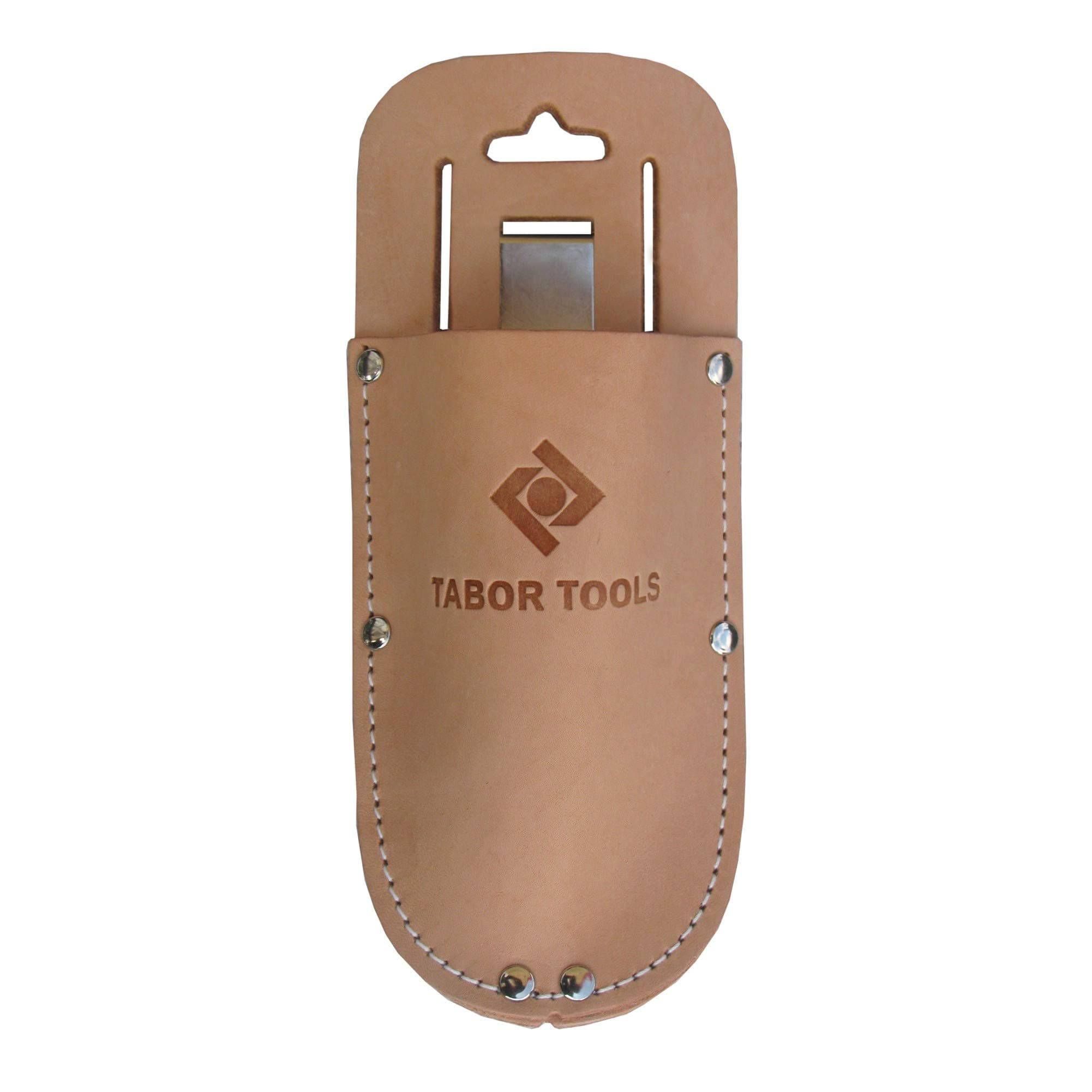 TABOR TOOLSH1E Leather Holster for Secateurs and Pruning Shears, Sturdy Craftsmanship Tool Belt Accessory Sheath, Fits Most Garden Scissors
