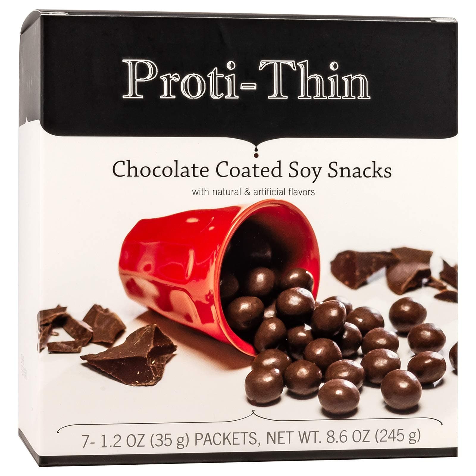 Chocolate Coated Protein Puffs, 15g Protein Snack Packs, 160 Calories, Low Sugar (<1g), Low Carb, Keto Friendly, Gluten Free, 7 Count