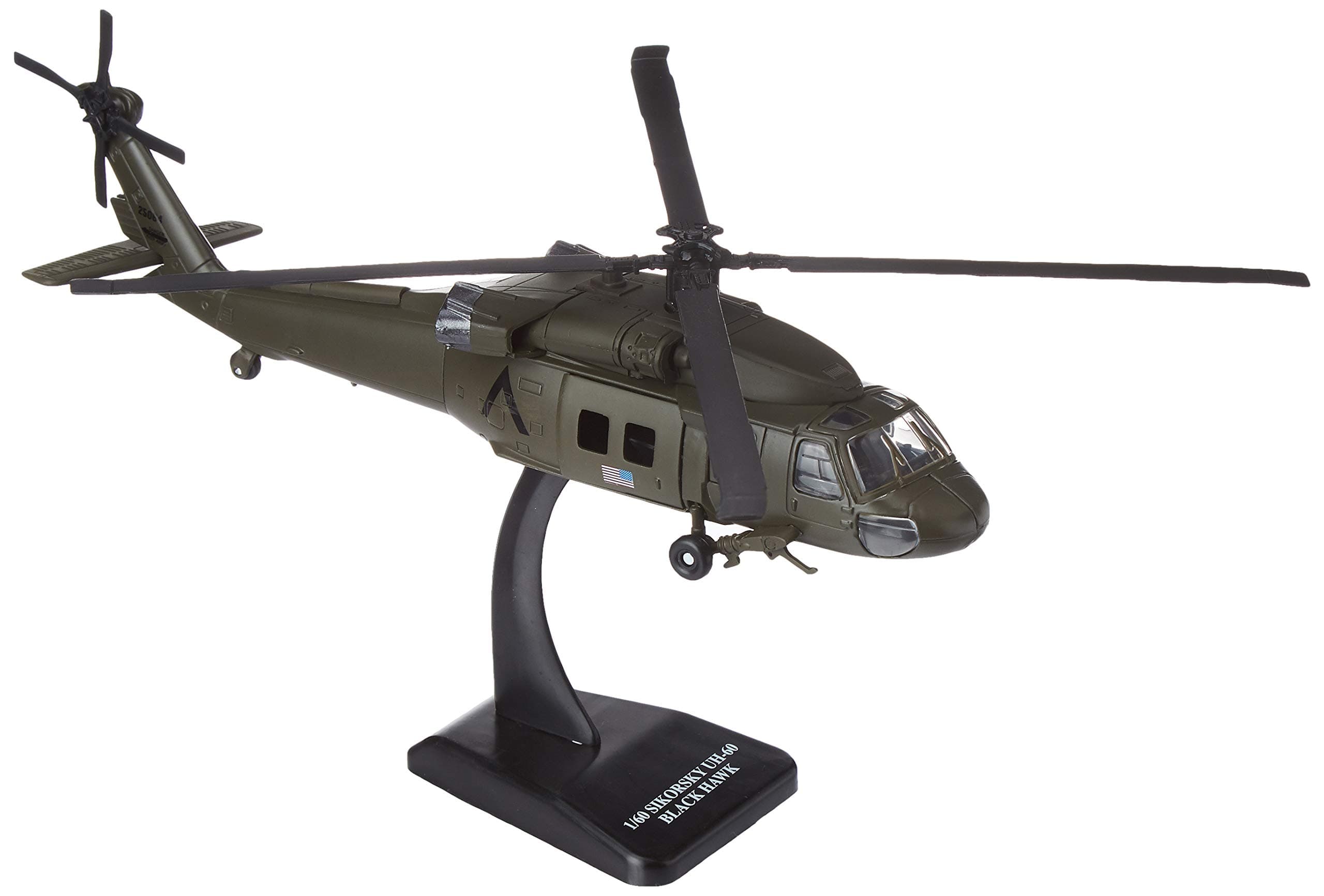 NewRay Sky Pilot UH-60 Black Hawk Diecast Helicopter Replica 1:60 Scale