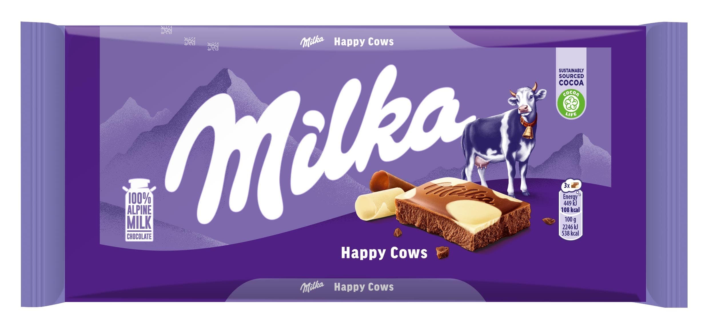 - Milka Happy Cows Chocolate, 100 gram