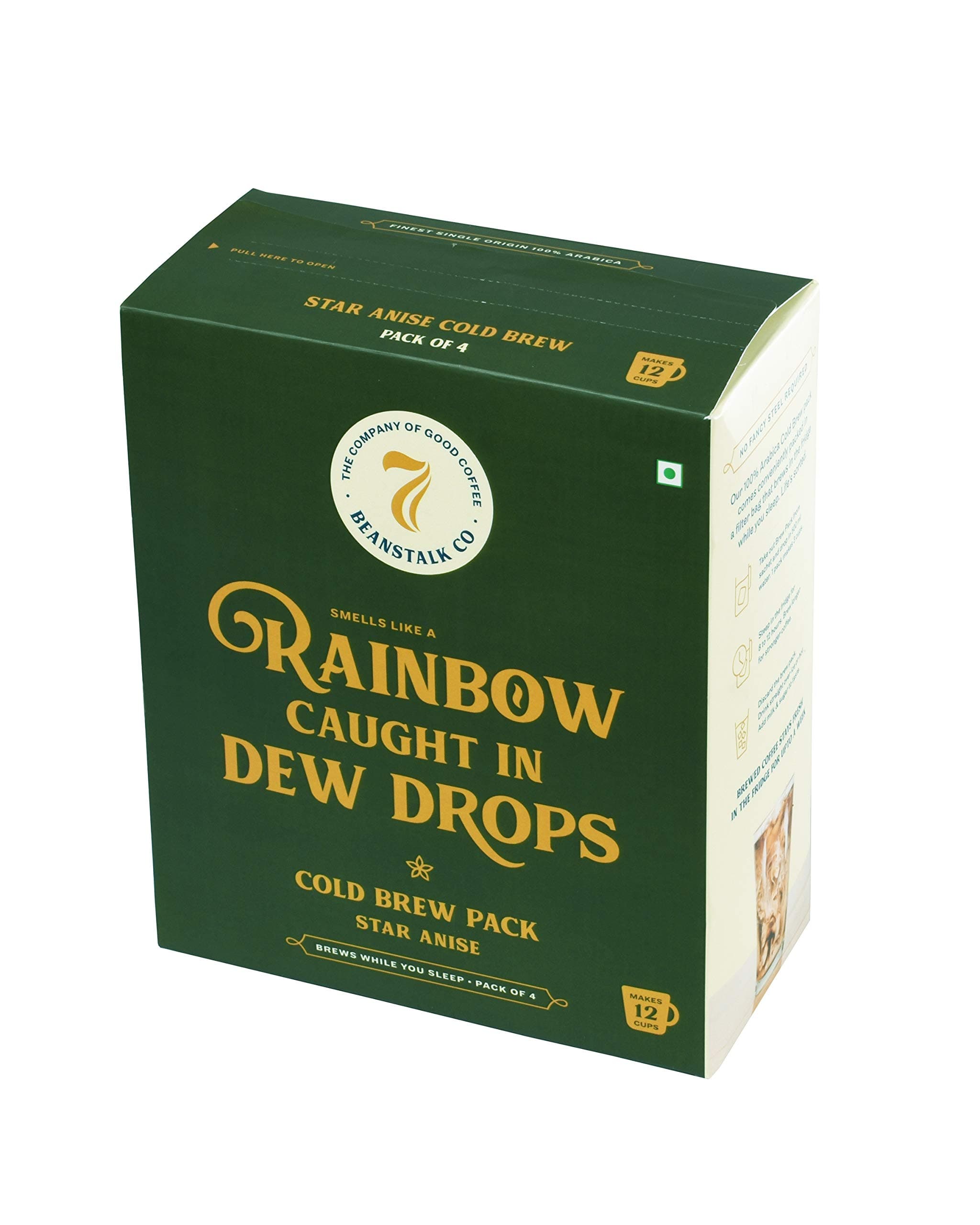 Cold Brew Coffee - Star Anise - Pack of 4 - Single Origin 100% Arabica