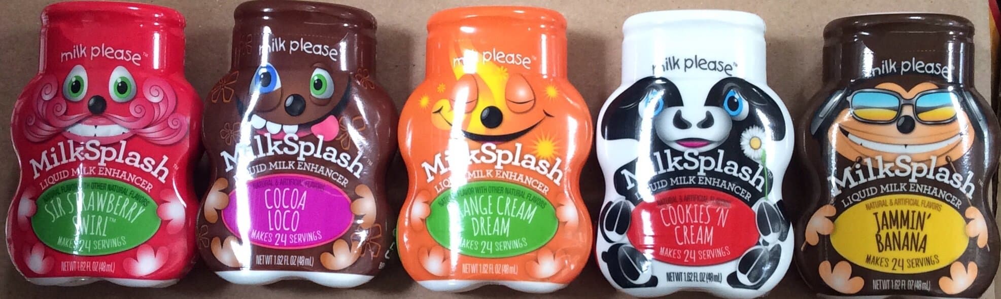 Milk Splash Liquid Milk Enhancer 5 Flavor