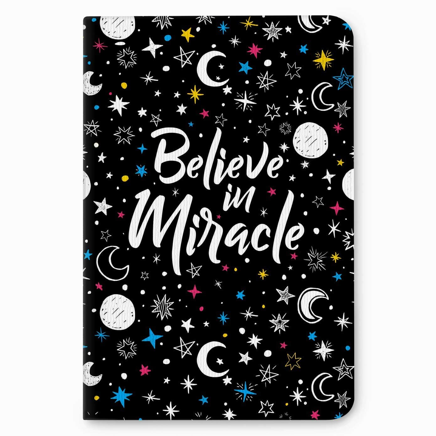 Factor NotesBelieve in Miracle 90 GSM 112 Pages Ruled Journal Notebook, B6 Size