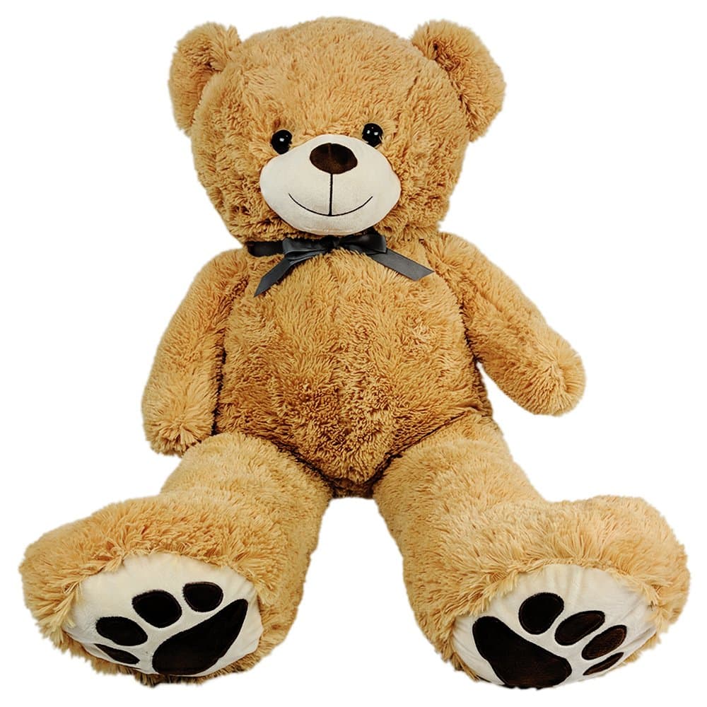 Giant Teddy Bear - Big 3 and a Half Foot Size - Huge Stuffed Animals For Gifts For Kids Him Or Her