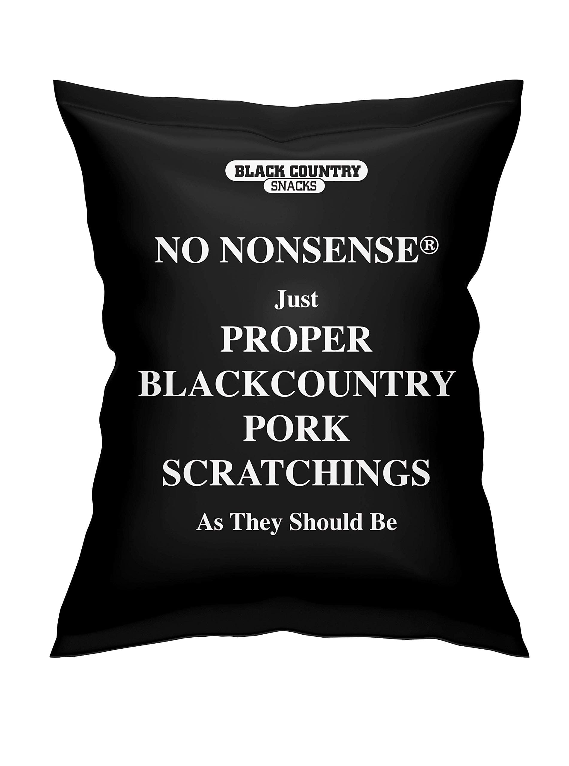 No Nonsense just Proper Pork Scratchings 10 x 70g Packets - Proper Black Country Scratchings