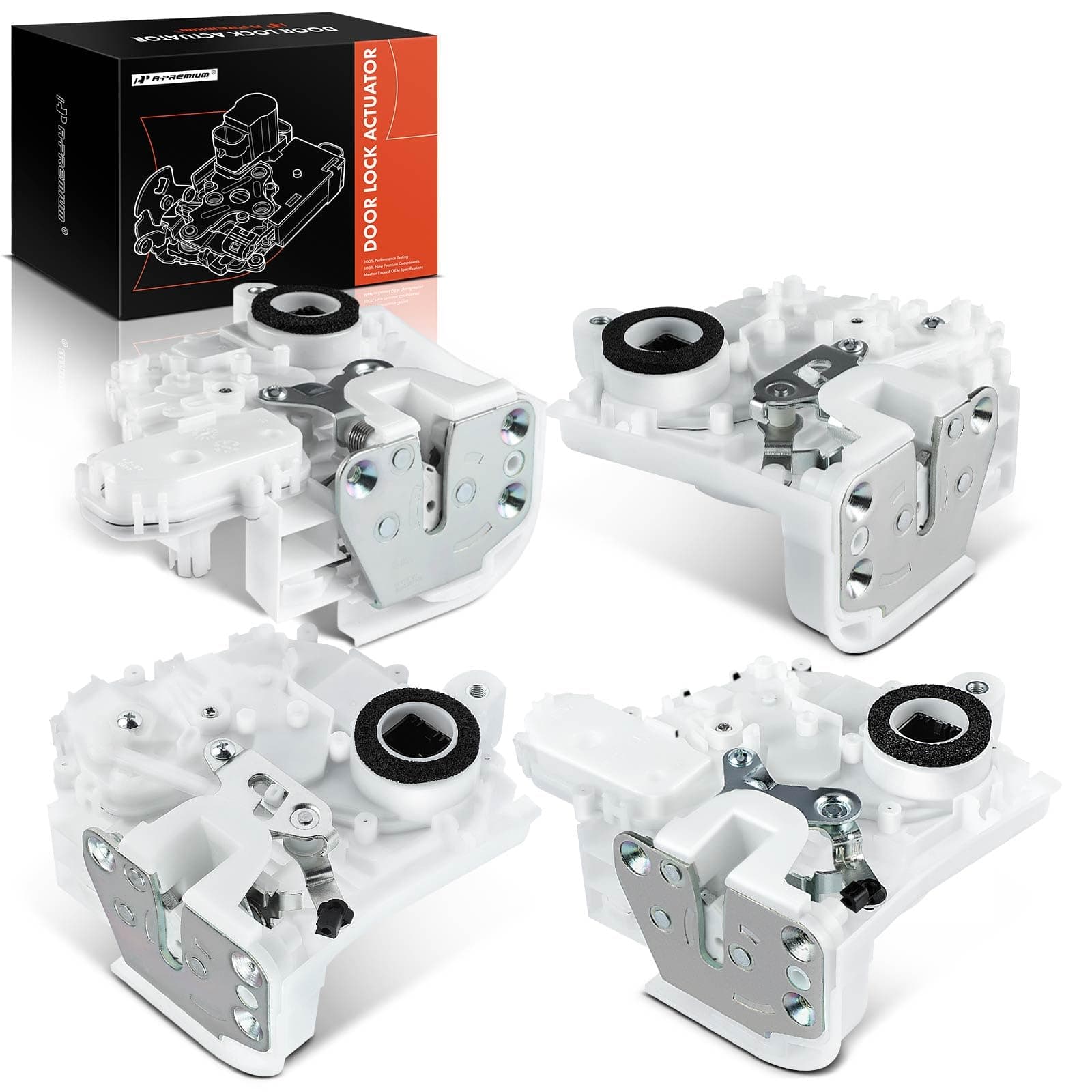 A-Premium Door Lock Actuator Replacement for Honda CR-V 2007-2011 Front and Rear 4-PC Set