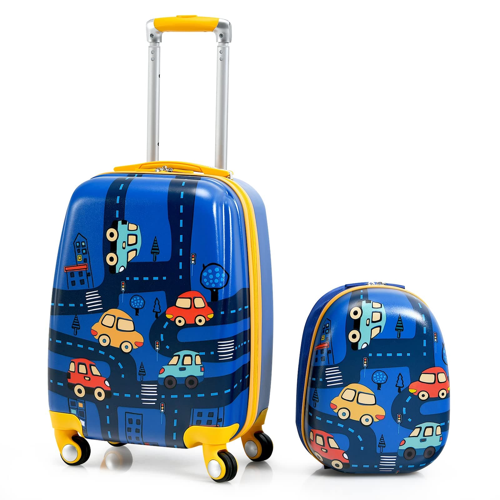 HONEY JOY 2 Pcs Kids Carry On Luggage