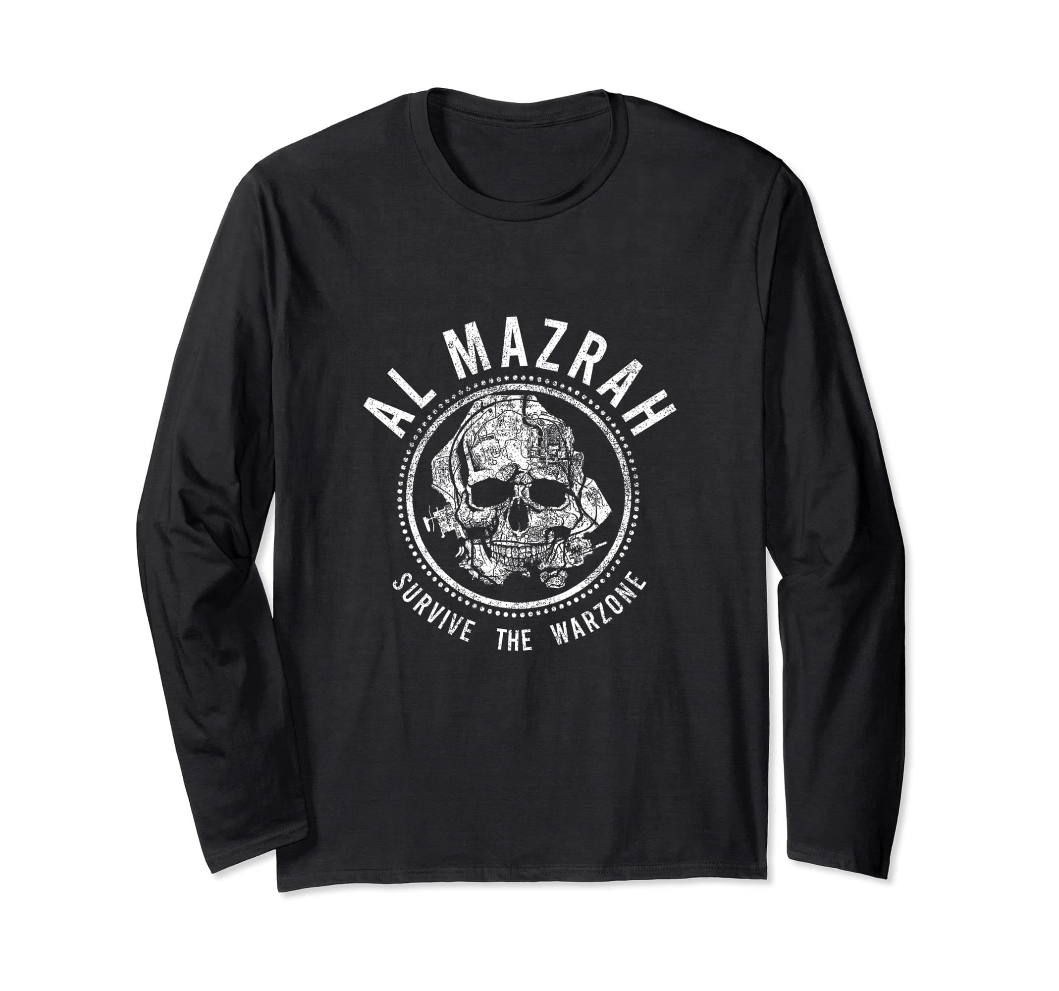 Al Mazrah Survive The Warzone It is Your Duty Map Gamer Long Sleeve T-Shirt