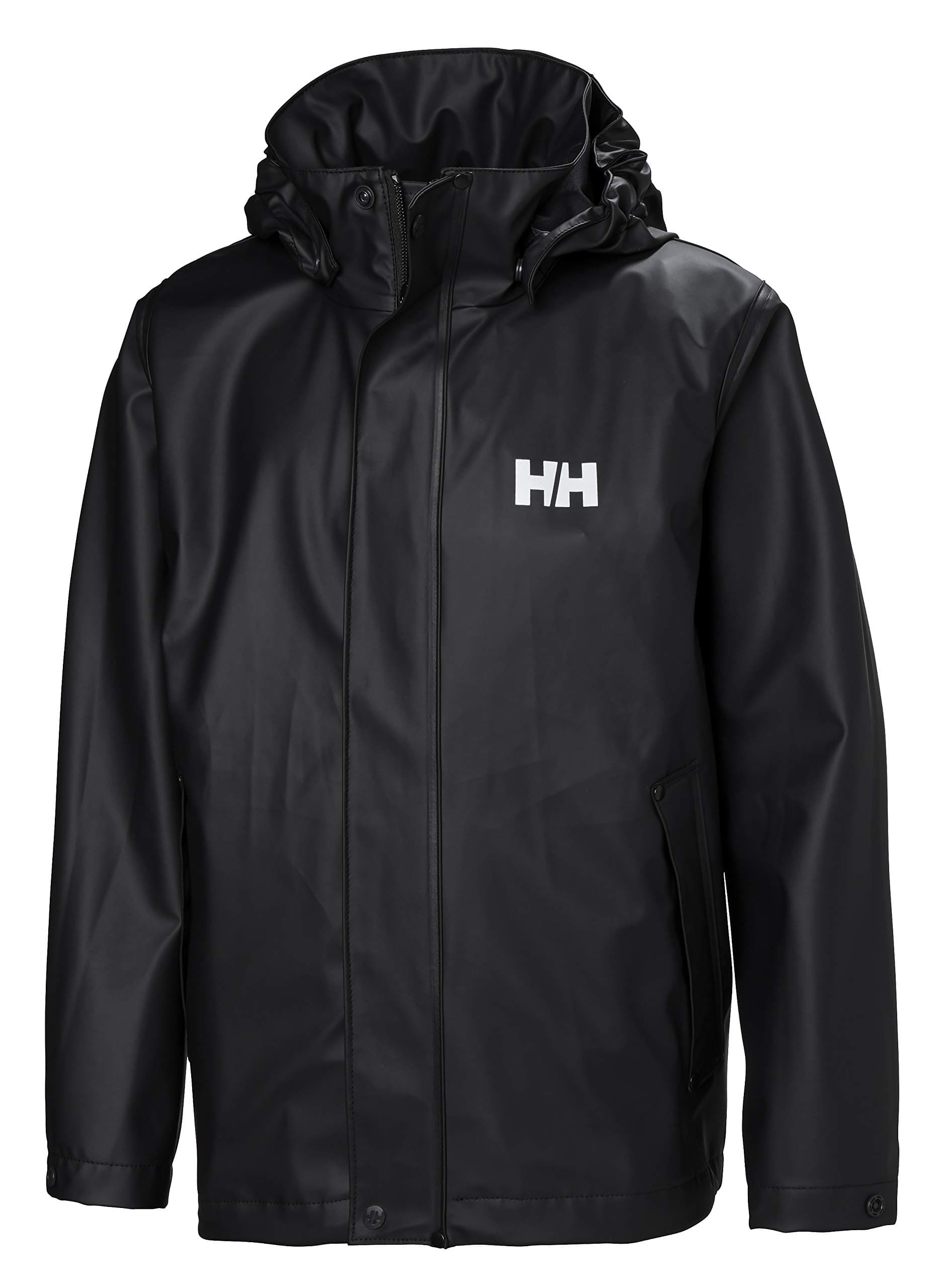 Helly-Hansen Junior Moss Jacket - Unisex Coat with HELOX, YKK Zipper, Detachable Hood, Adjustable Cuffs & Hem, Hand Pockets