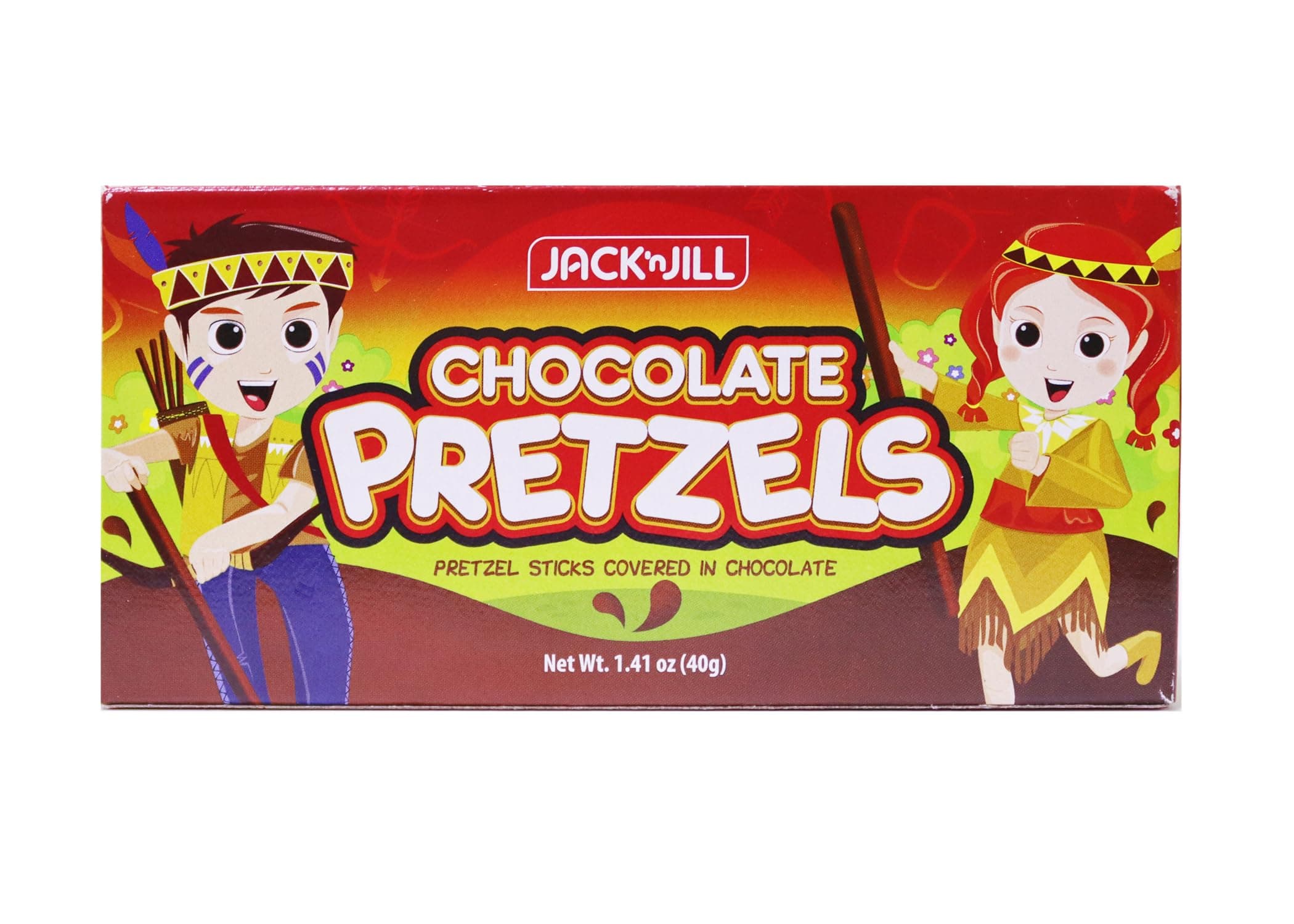 Jack N Chocolate Pretzels, 40 gm