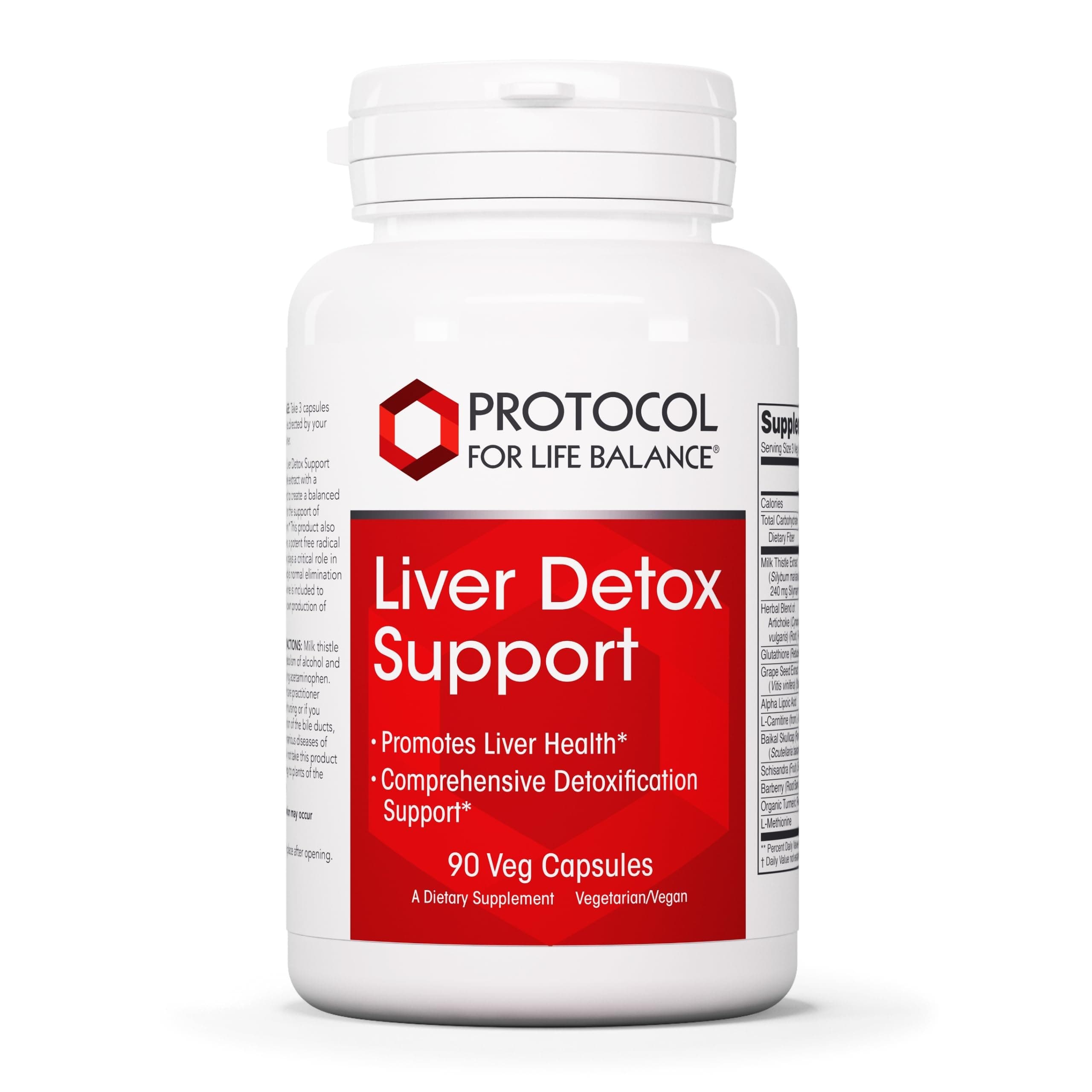 Protocol for Life Balance Liver Detox Support, 90 Veg Capsules