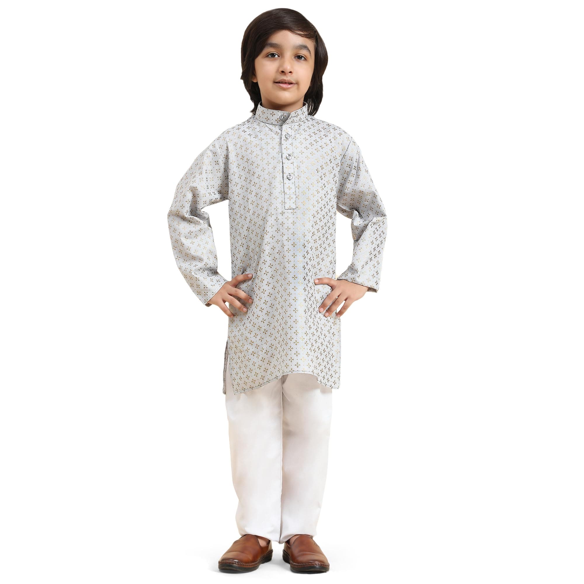 Pro-Ethic Style Developer Boy's Cotton Solid s Kurta Pajama For Kid'S Ethnic Wear | Kurta Pajama Set