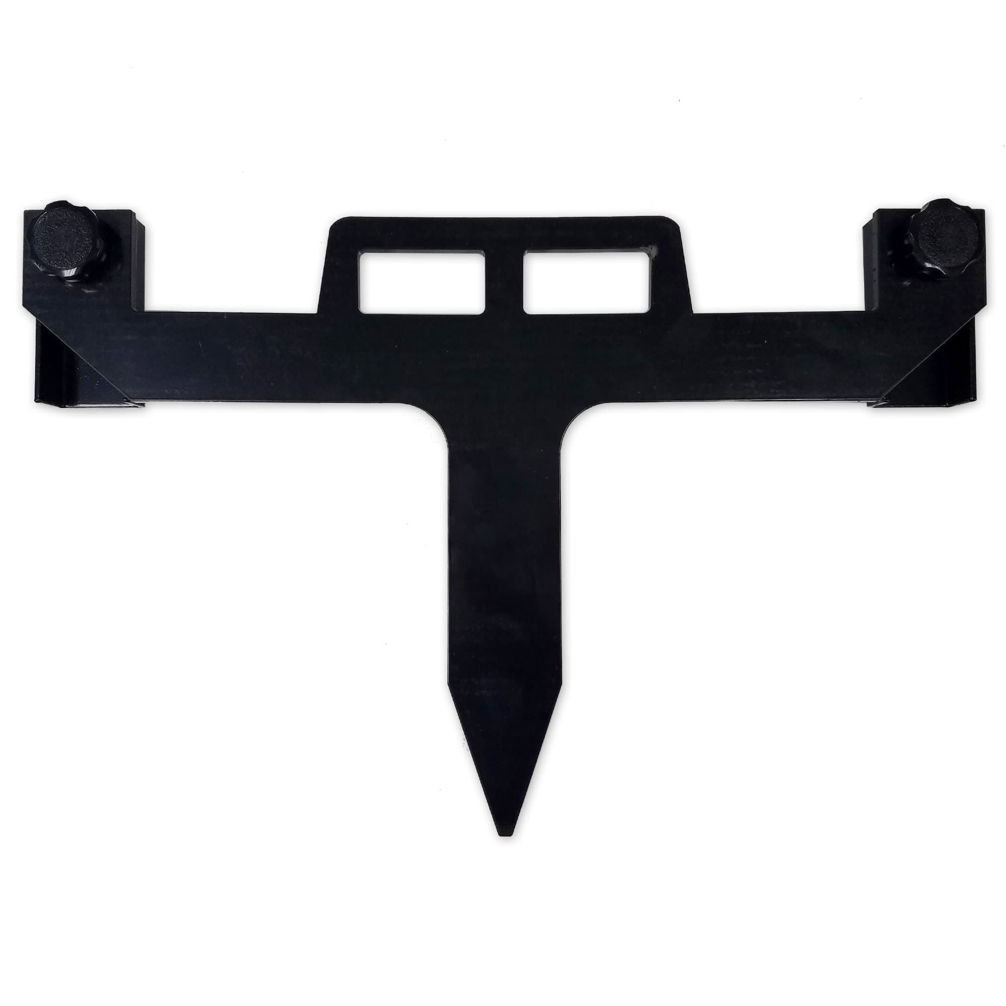 Copper Ridge Outdoors Target Systems - 1pc Target Stand with Spike, Heavy Duty, Use Your Own Lumber for Specific Shooting Practices, Works with Wood/Paper/Cardboard Targets, Target Holder