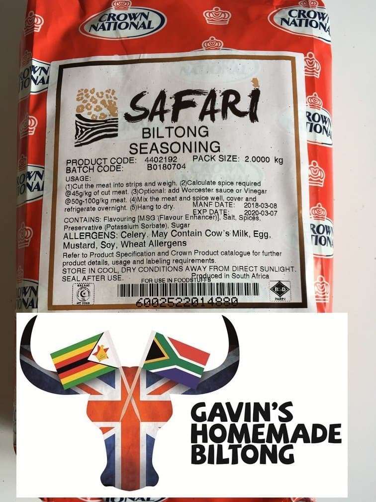Safari Biltong Spice 200g