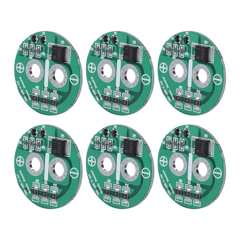 6Pcs Super Capacitor Protection Board, 2.5V Super Farad Capacitor Board Protection Board Module, Large Capacity Super Capacitor Voltage Limiting Protection Board