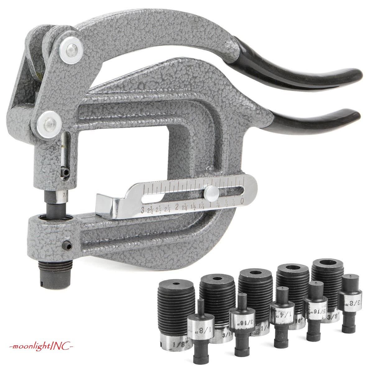 Portable Hand Auto Body Tool Punch Deep Thorat kit Sheet Metal Rivet Hole