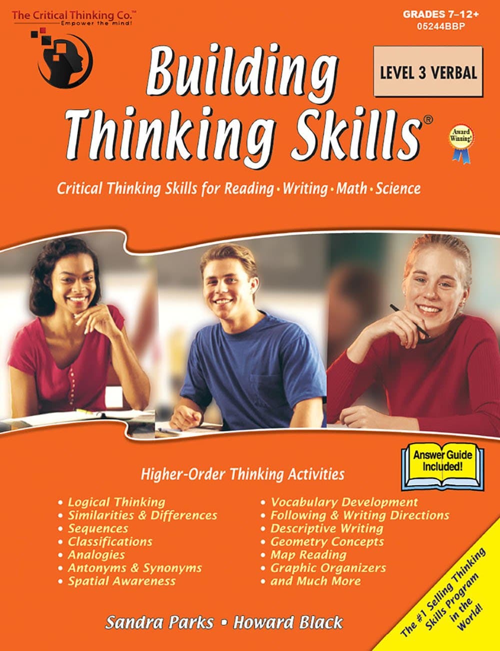The Critical Thinking Building Thinking Skills Level 3 Verbal School Workbook
