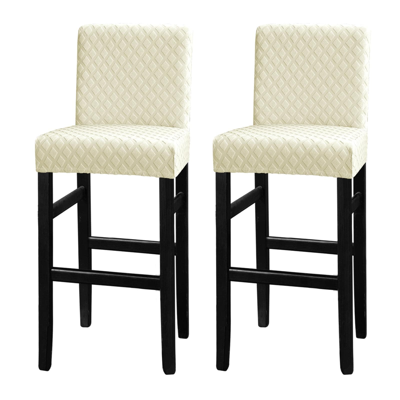 Lellen Bar Stool Covers Jacquard Pattern Bar Stool Chair Covers Bar Chair Covers Barstool Covers Slipcovers Pub Counter Stool Chair Covers Counter Height Stool Seat Covers Barstool Slipcovers