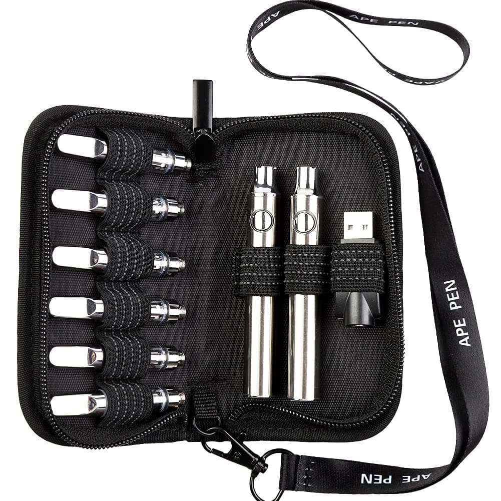 HUIZHU Electronics Case, Battery Case with Non-Slip Elastic Bands, Zipper Closure, Lanyard Handle, Nylon Material, Compatible Style