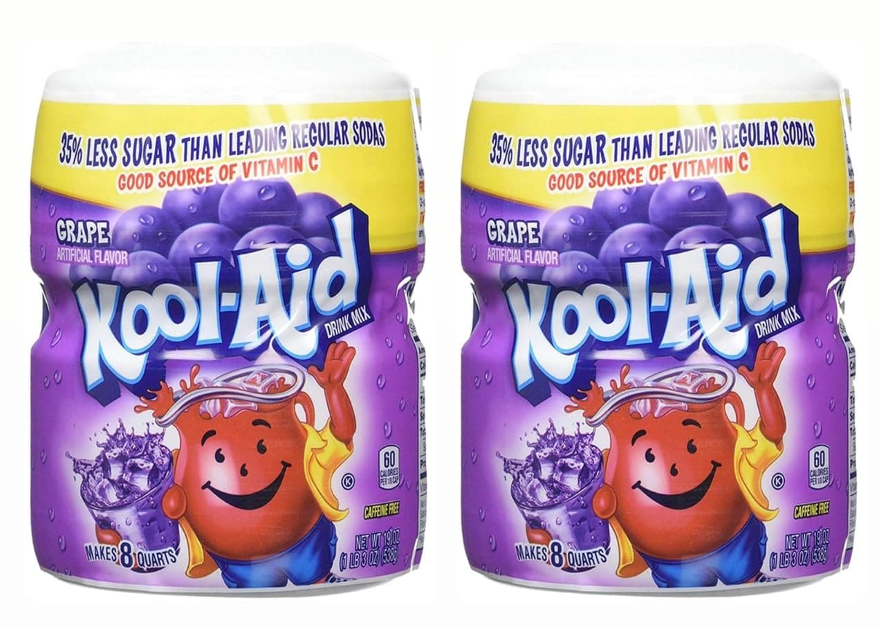 Kool-Aid Grape Drink Mix 538g (PACK OF 2)