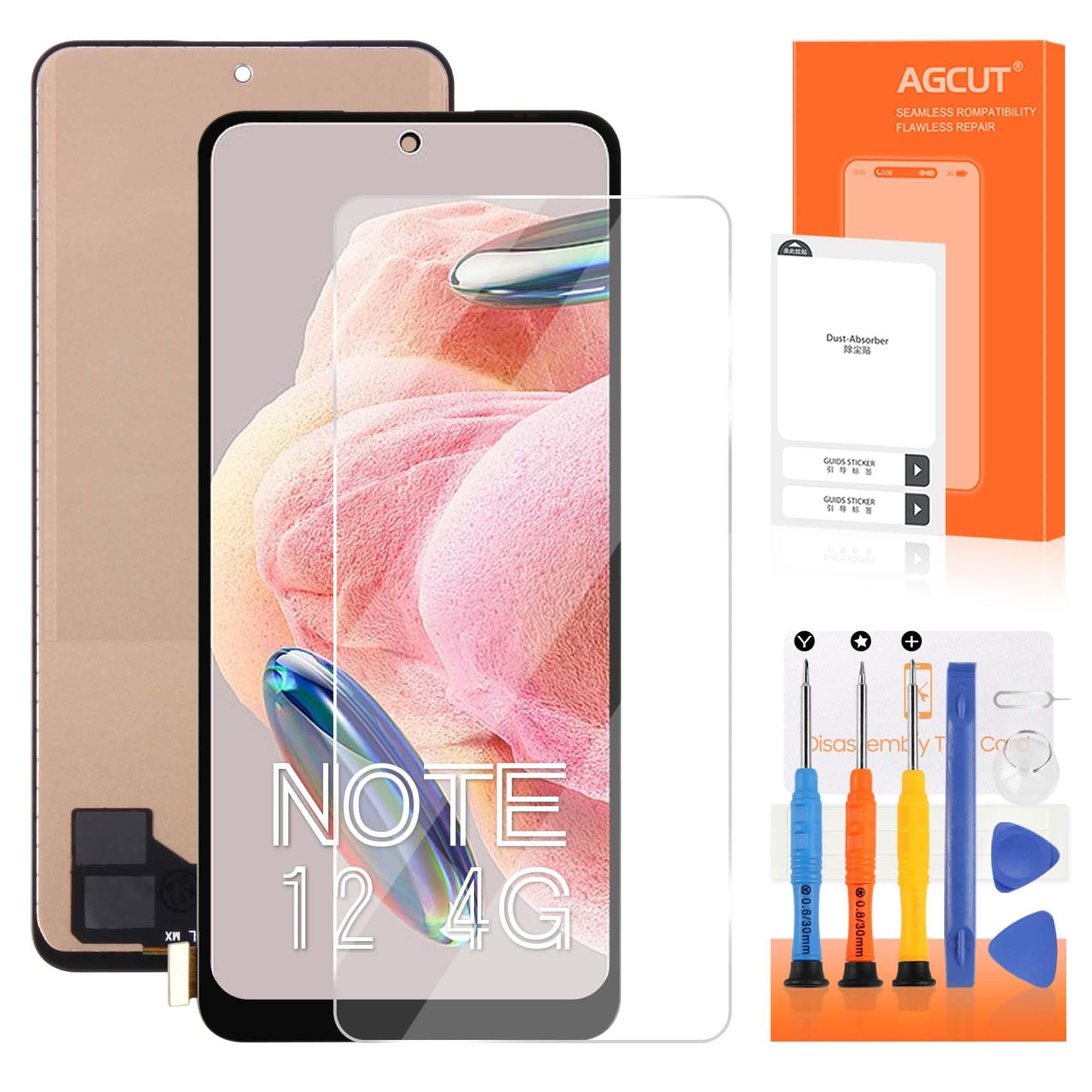 INCELL for Xiaomi Redmi Note 12 4G Screen Replacement for Xiaomi Note 12 4G LCD Display 23021RAAEG 23021RAA2Y 23027RAD4I LCD Digitizer Touch Screen Assembly Repair Parts (Not for Note 12 Pro 4G)
