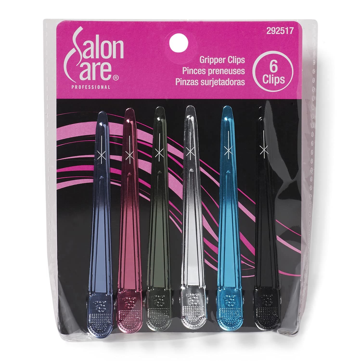 Salon Care Metal Gripper Clips