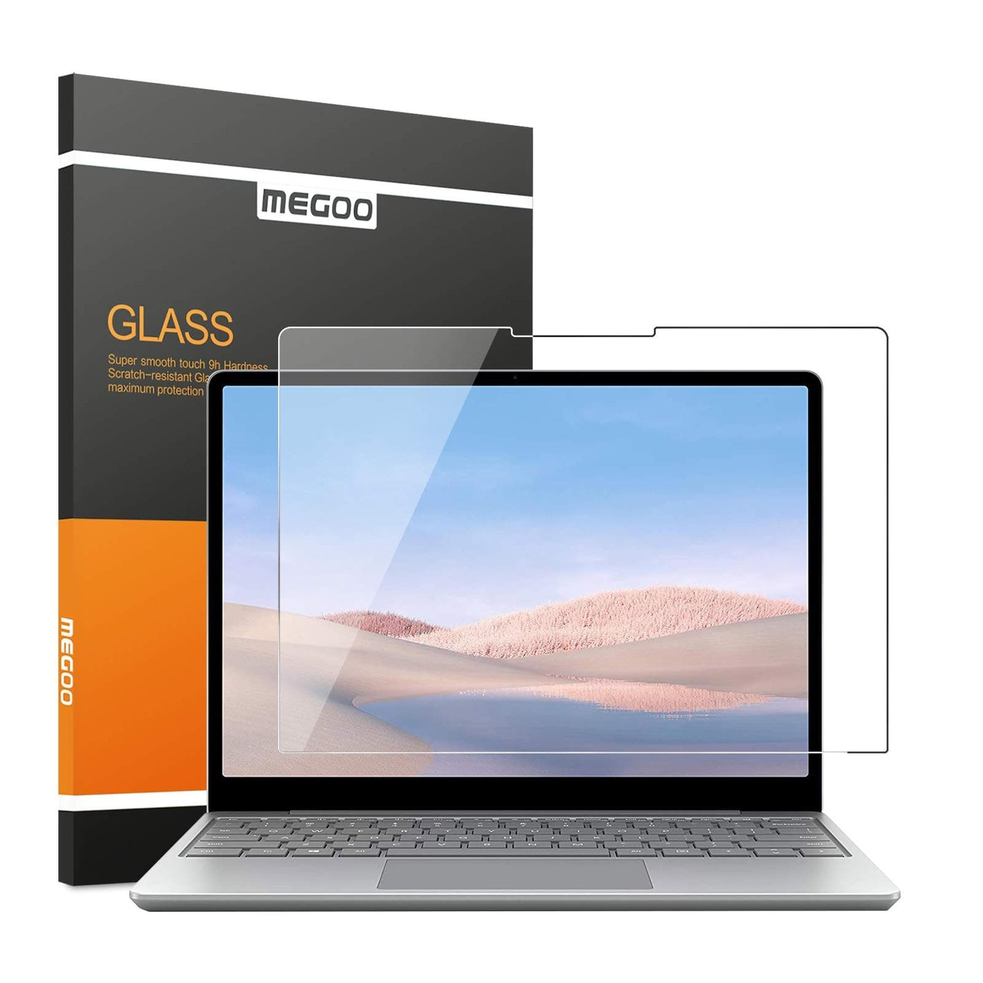 Surface Laptop Go 3 12.4" 2023 released Glass Screen Protector,Scratch Resistant/9H Hardness/Ultra Clear Tempered Glass Compatible for Microsoft Surface Laptop Go 2/1