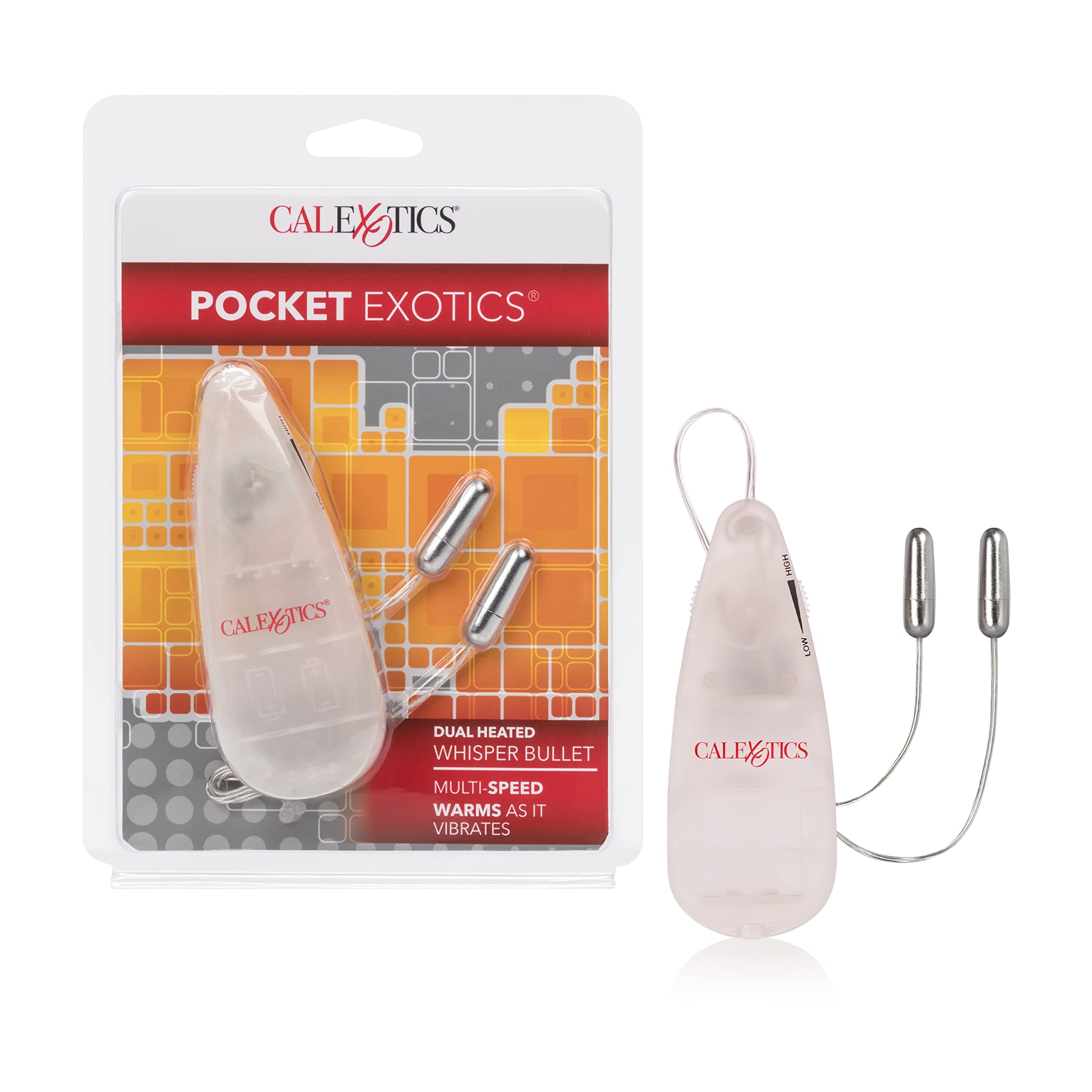 CalExotics SE-1101-05-2 Pocket Exotics® Dual Heated Whisper Bullets