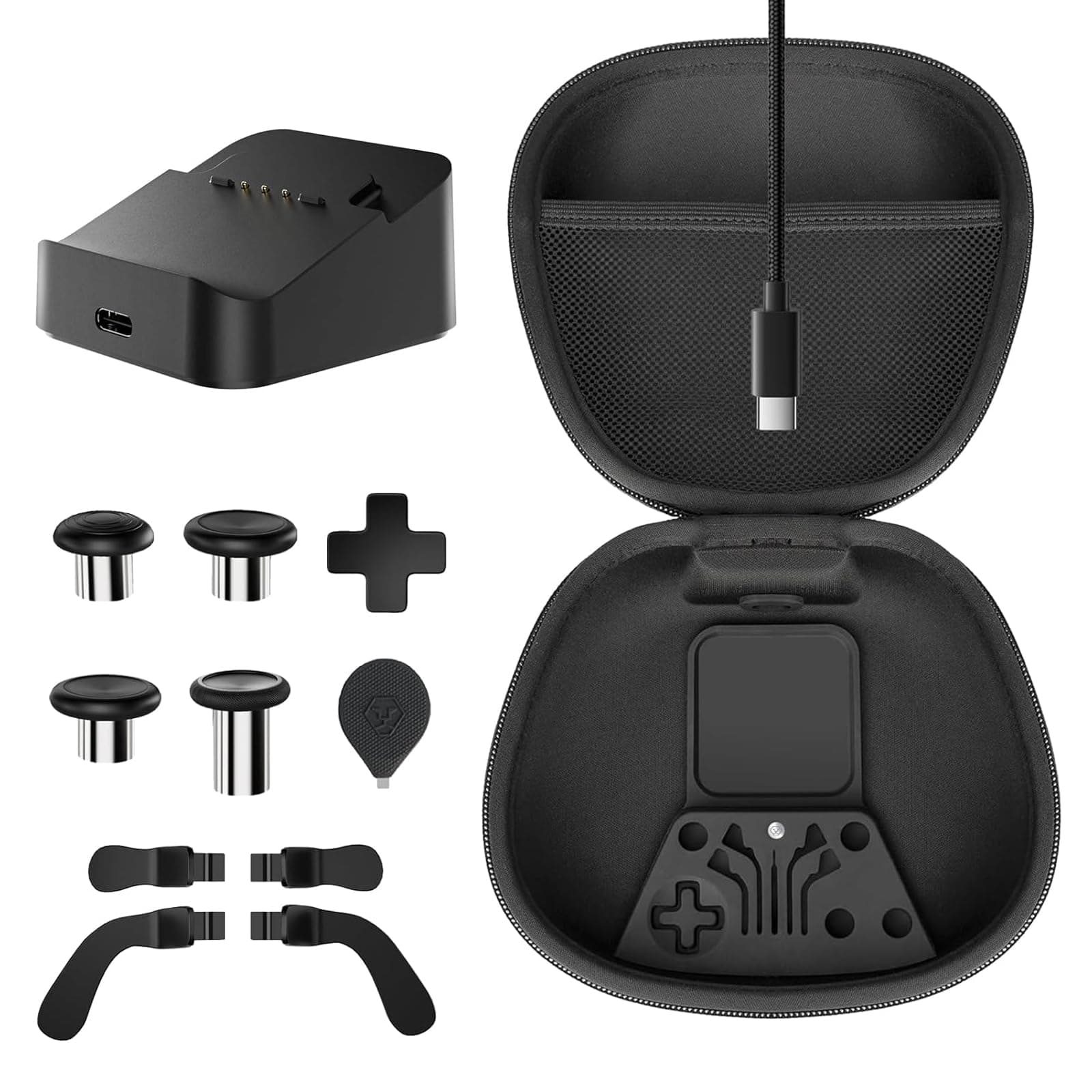 - Metal Thumbsticks for Xbox Elite Controller Series 2, Xbox Elite Controller Series 2 Accessories Components Metal Mod 4 Swap Magnetic Joystick, 4 Paddles, 1 Standard D-Pads