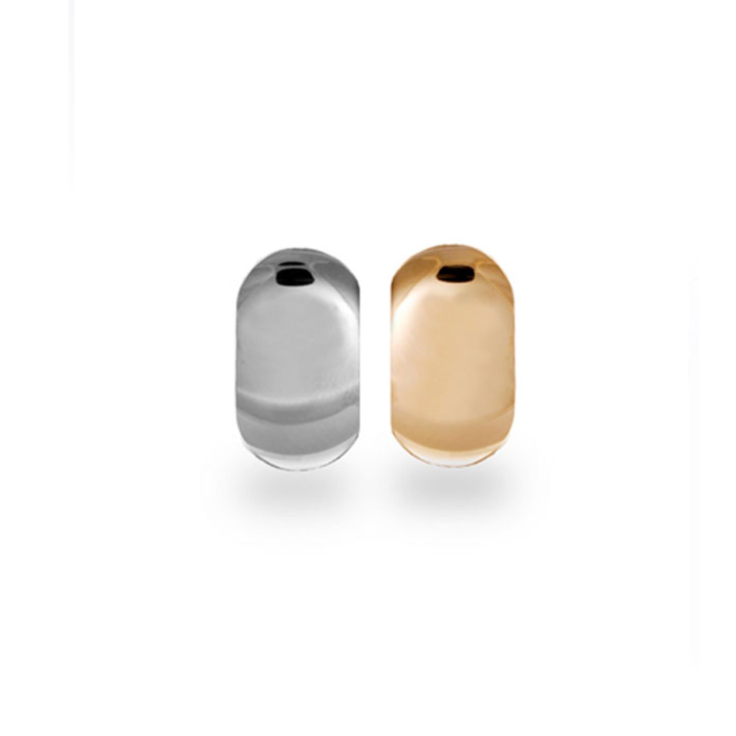 Gold Tone & Silver Tone Medium Classic Reversible Hugs